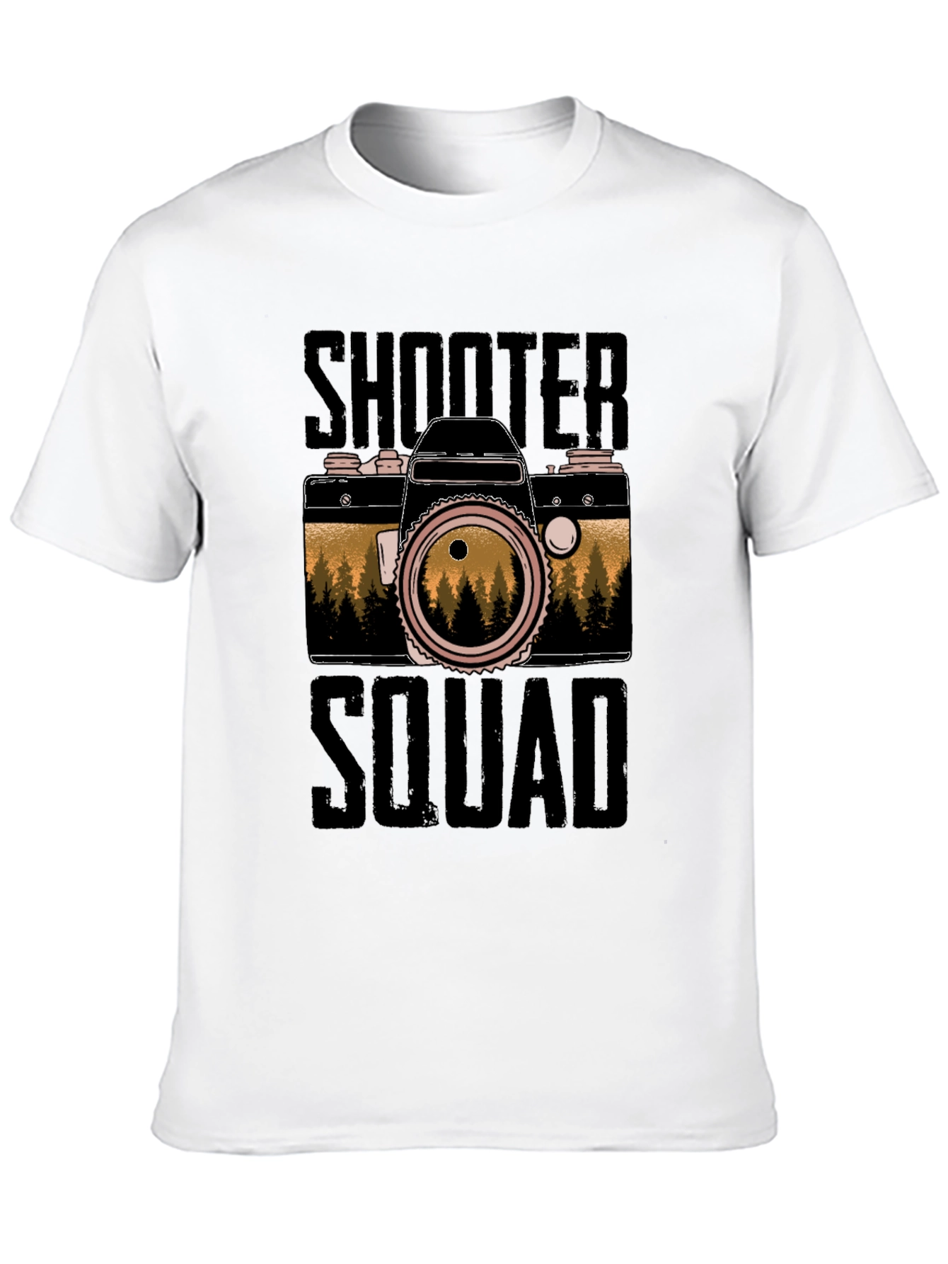 Shooter Squad Camera Graphic T-Shirt