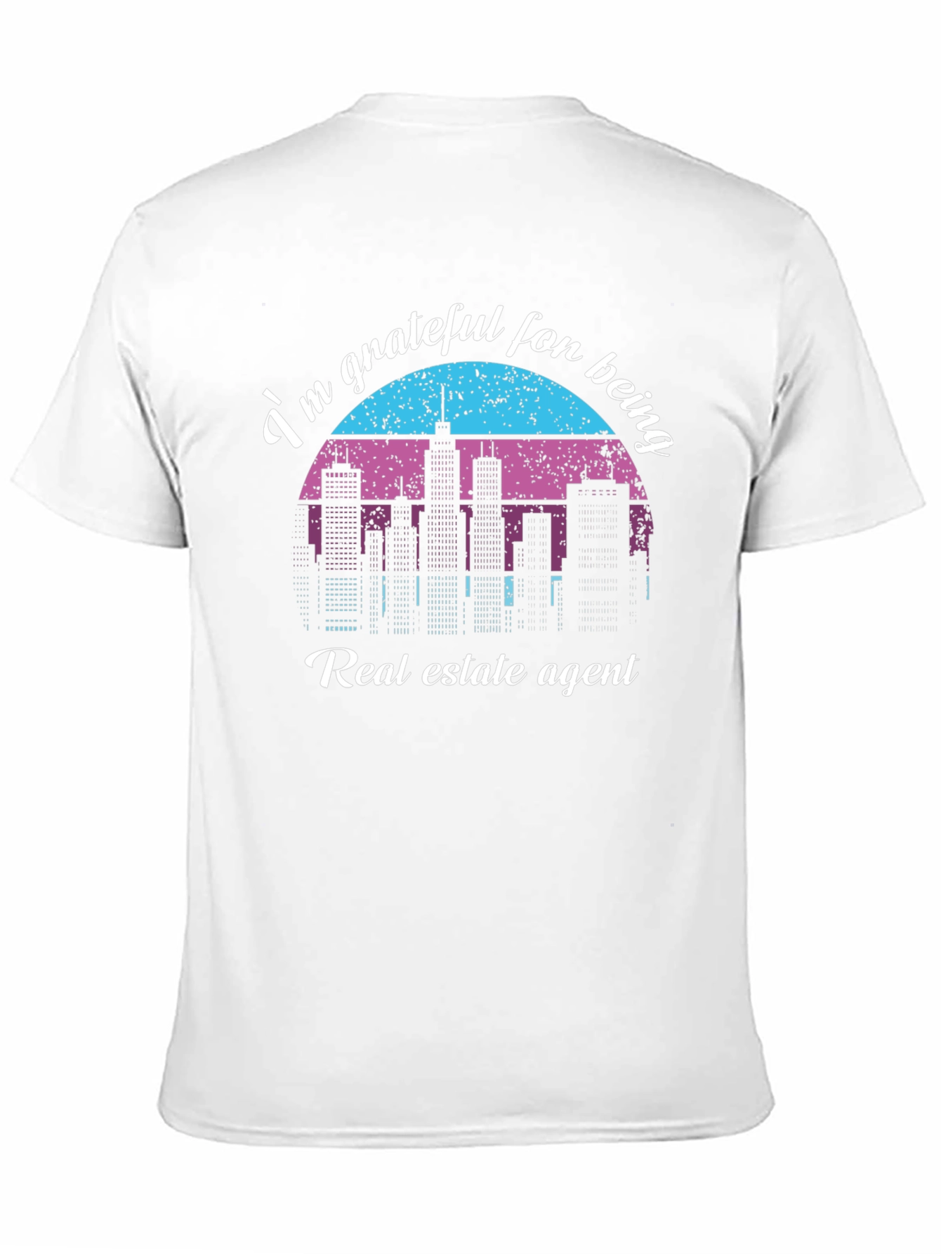 Grateful Real Estate Agent Black T-Shirt