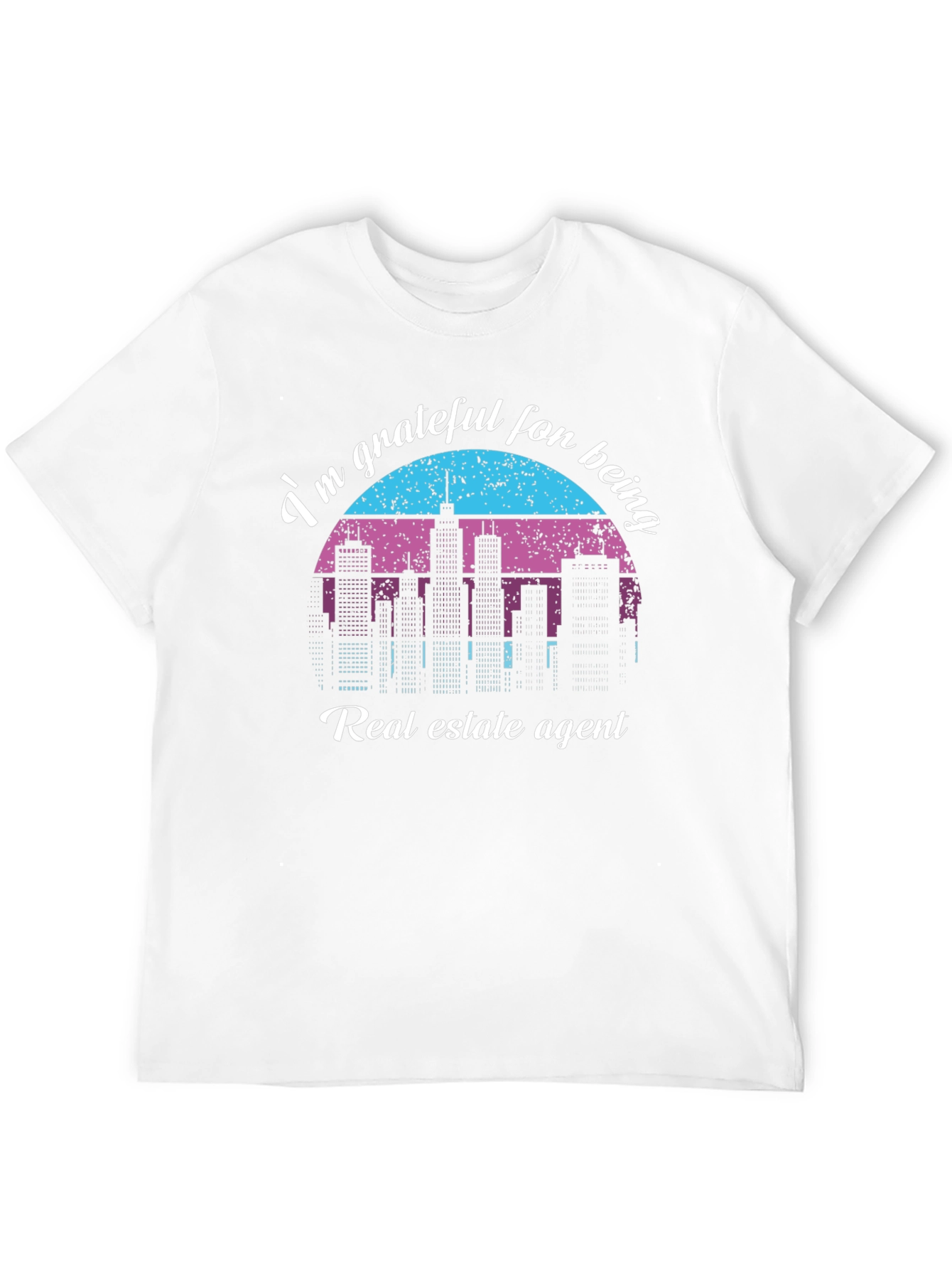 Grateful Real Estate Agent Black T-Shirt