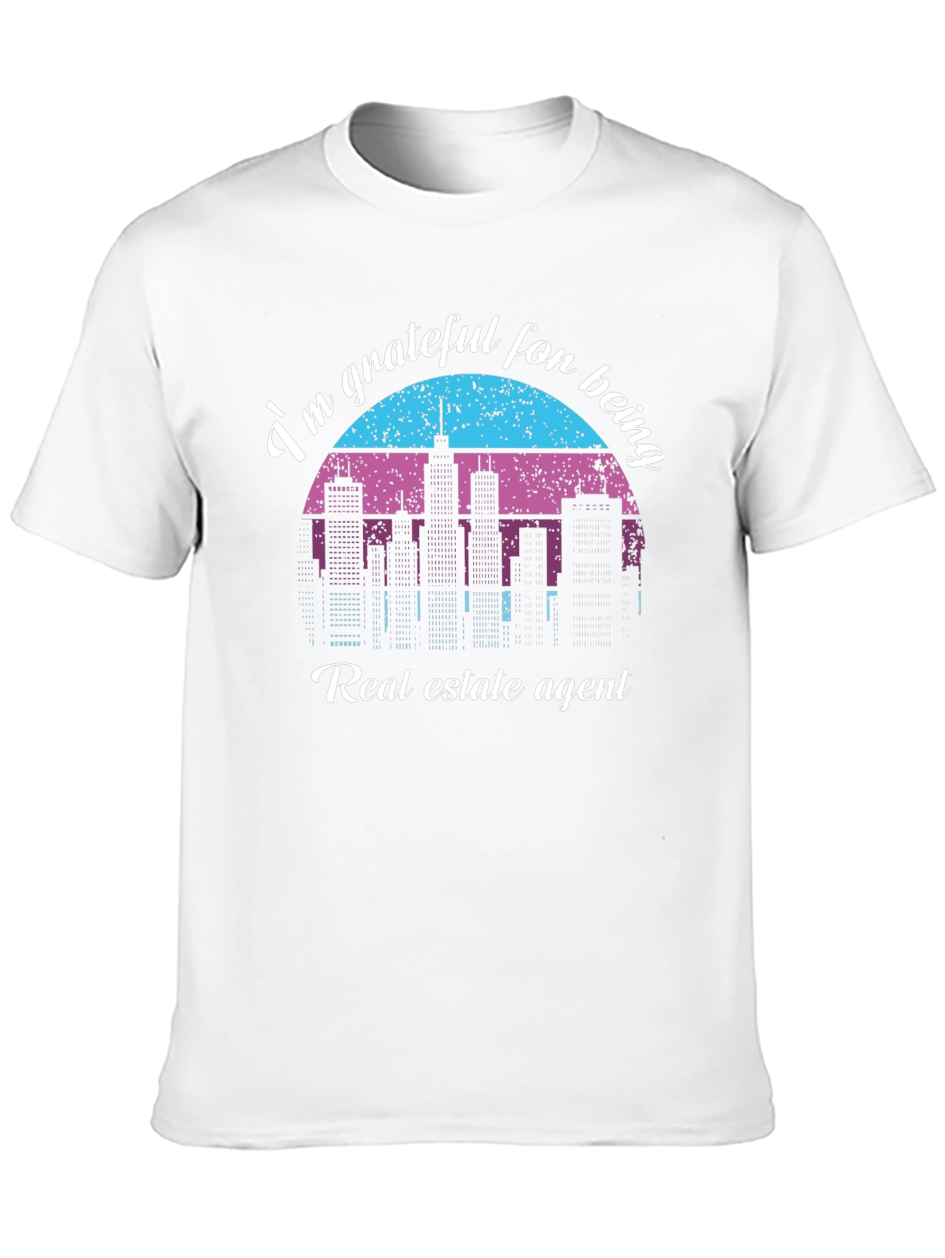 Grateful Real Estate Agent Black T-Shirt