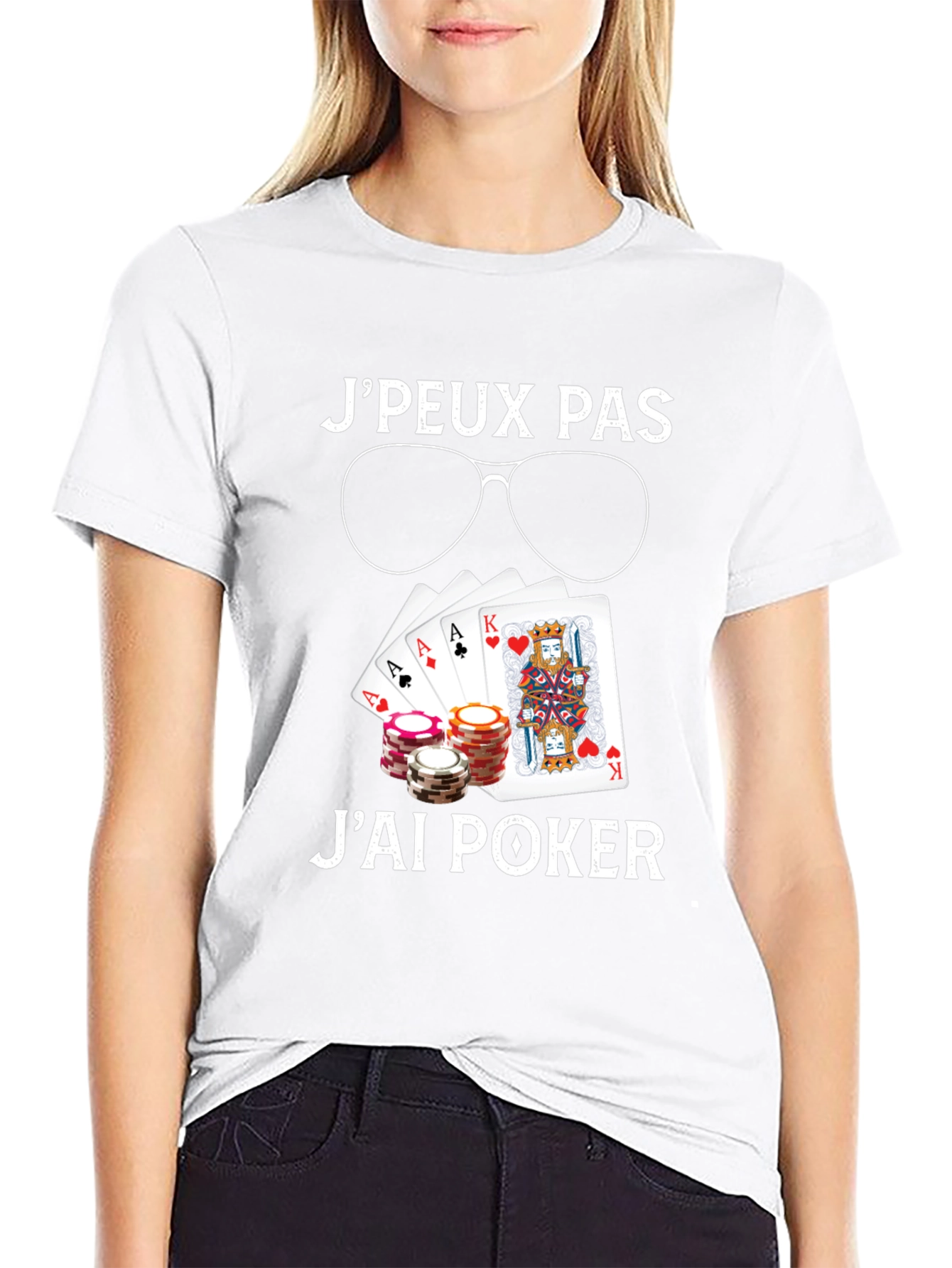 Poker T-Shirt - JPeux Pas Jai Poker Design