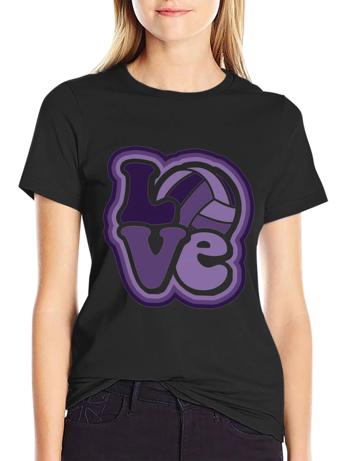 Volleyball Love Graphic T-Shirt - Unisex