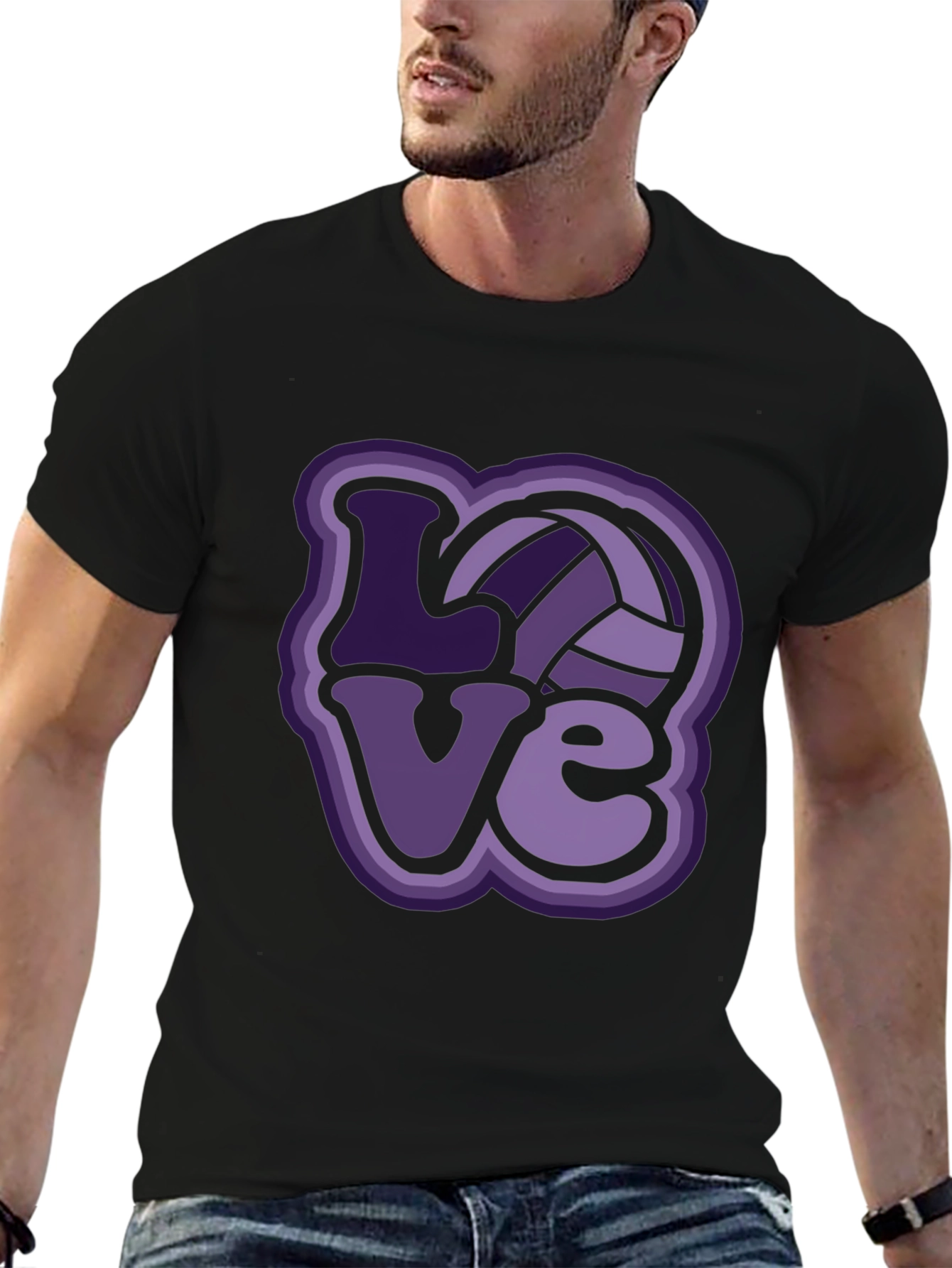 Volleyball Love Graphic T-Shirt - Unisex