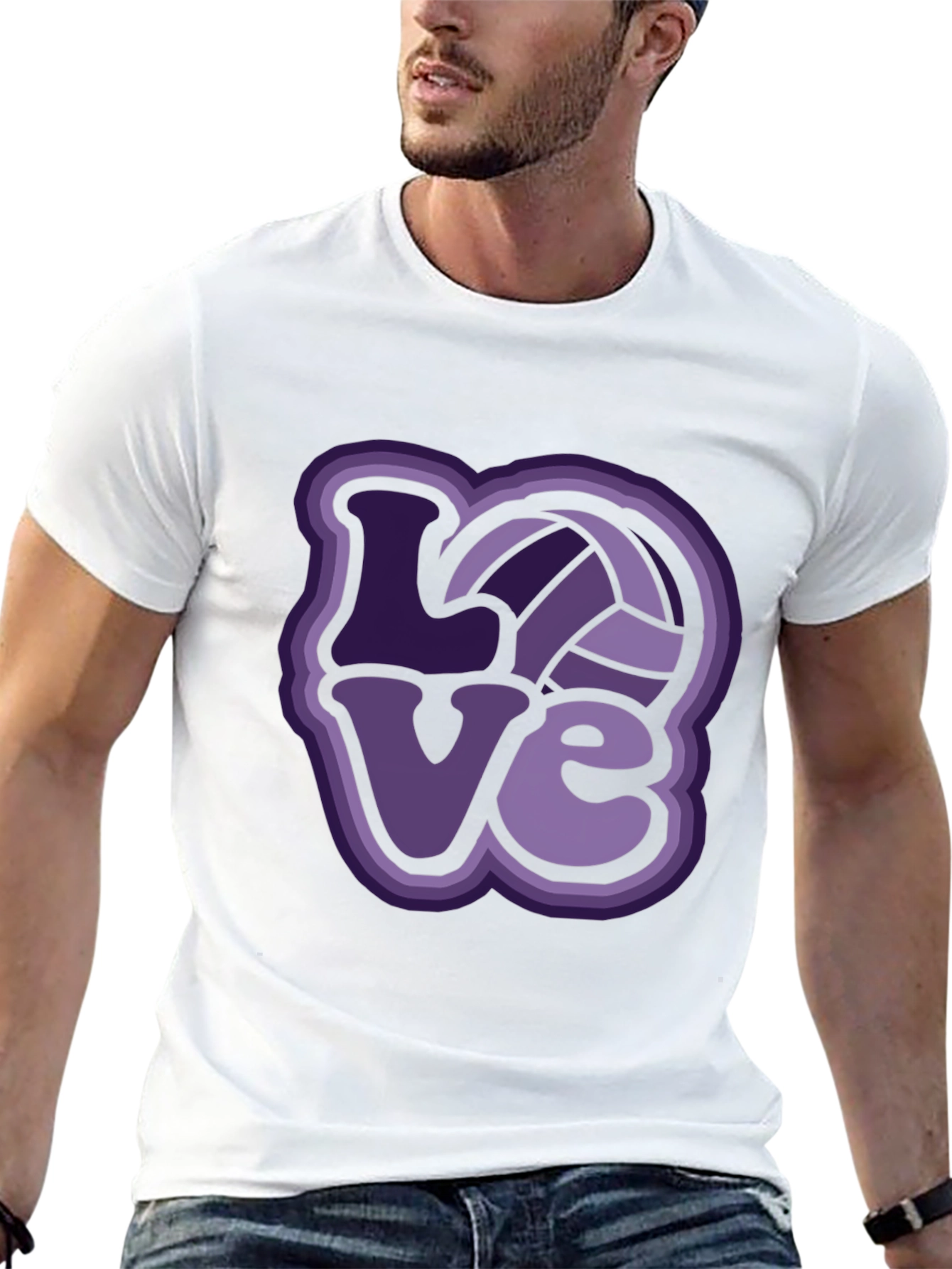 Volleyball Love Graphic T-Shirt - Unisex