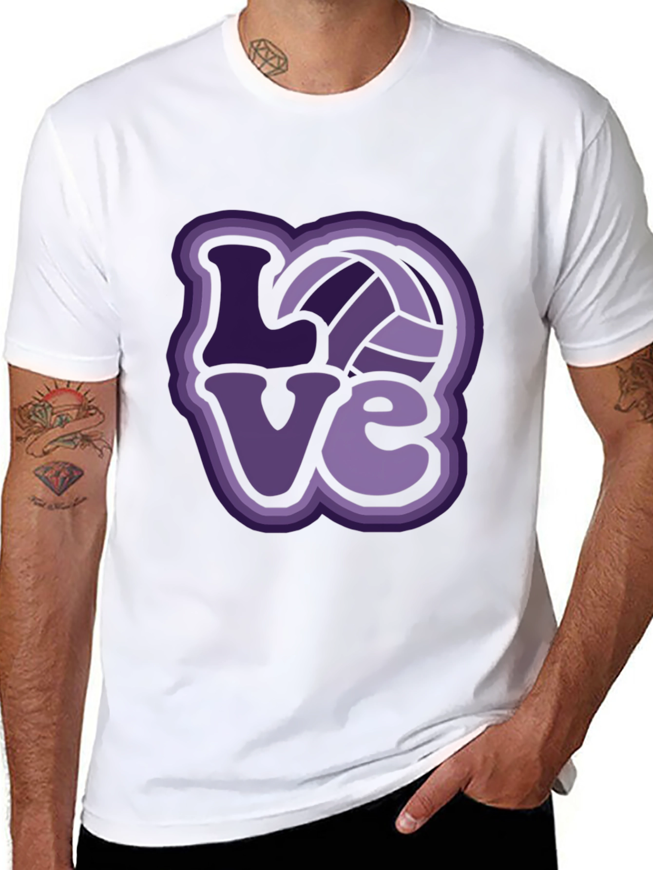 Volleyball Love Graphic T-Shirt - Unisex