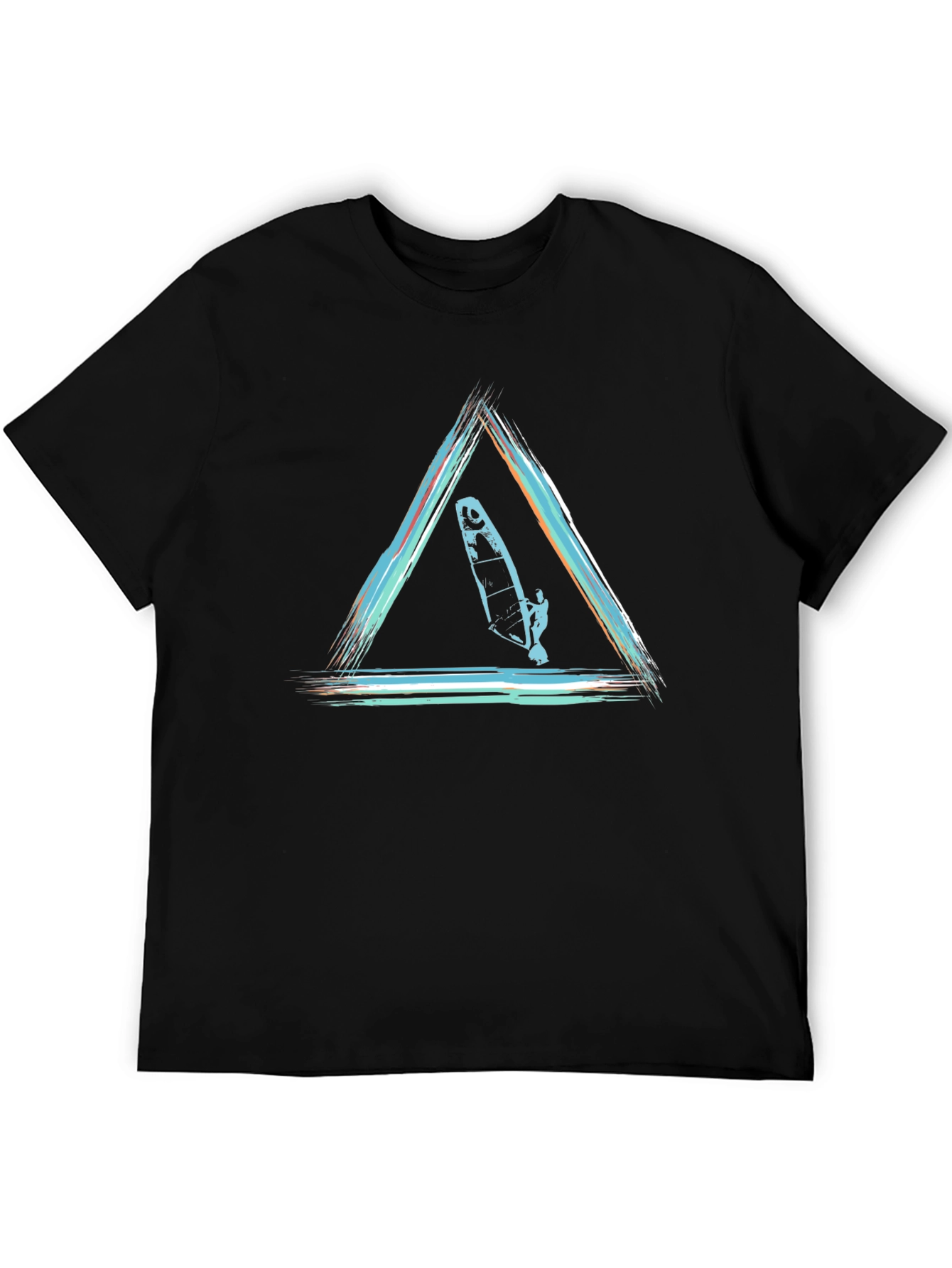 Abstract Windsurfer Graphic Tee