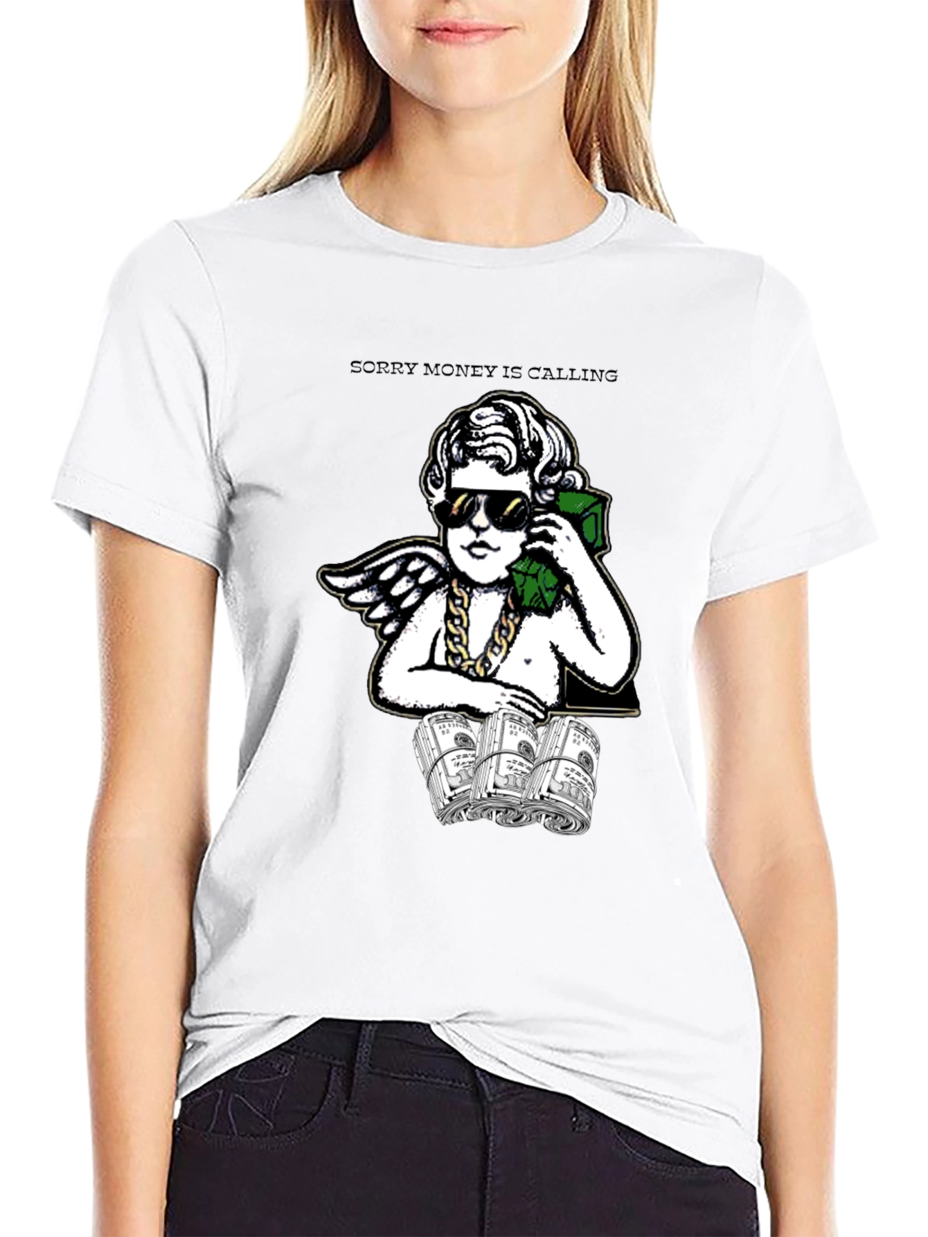Money Calling Graphic Tee