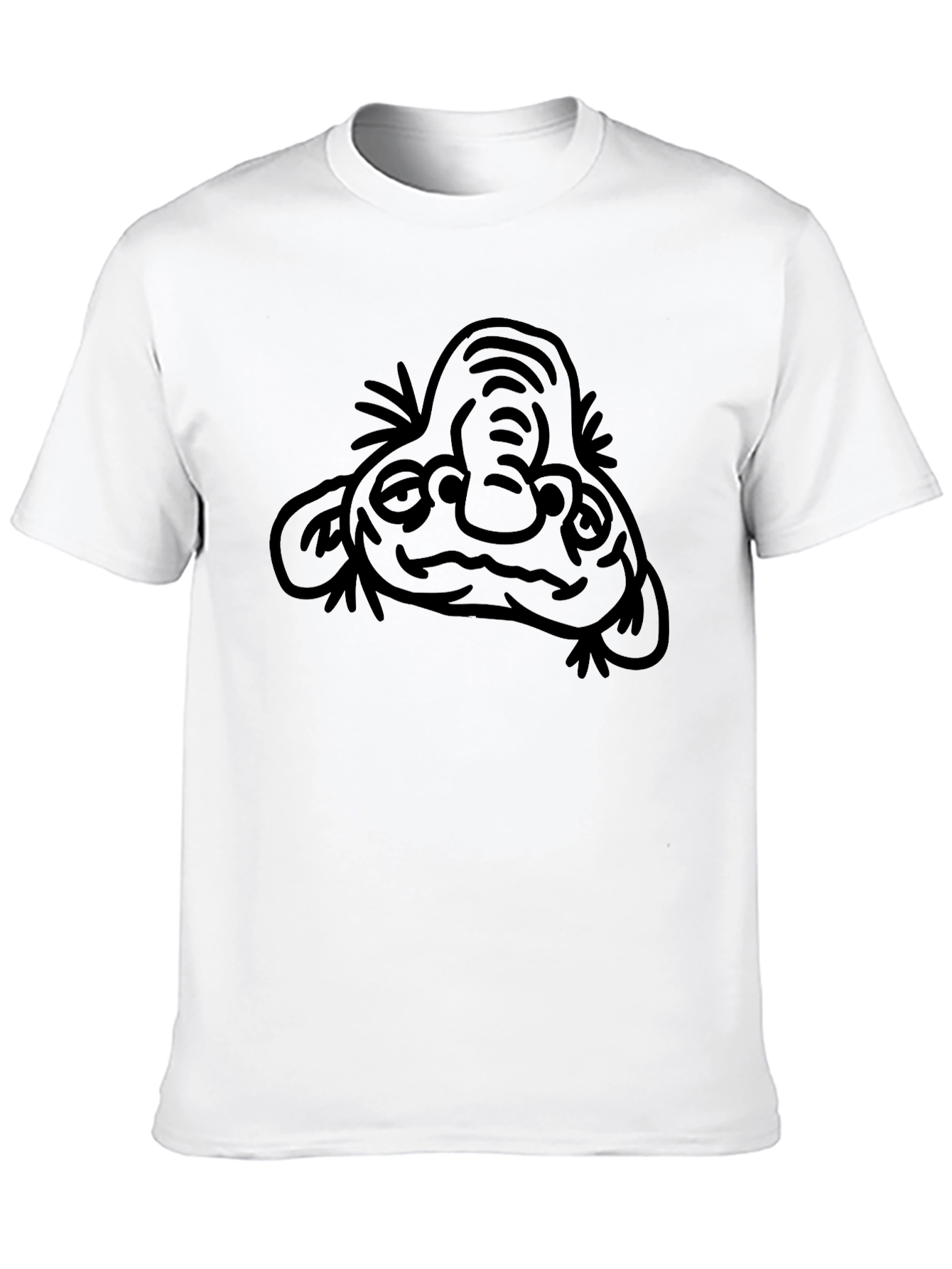 Unusual Black Graphic Tee