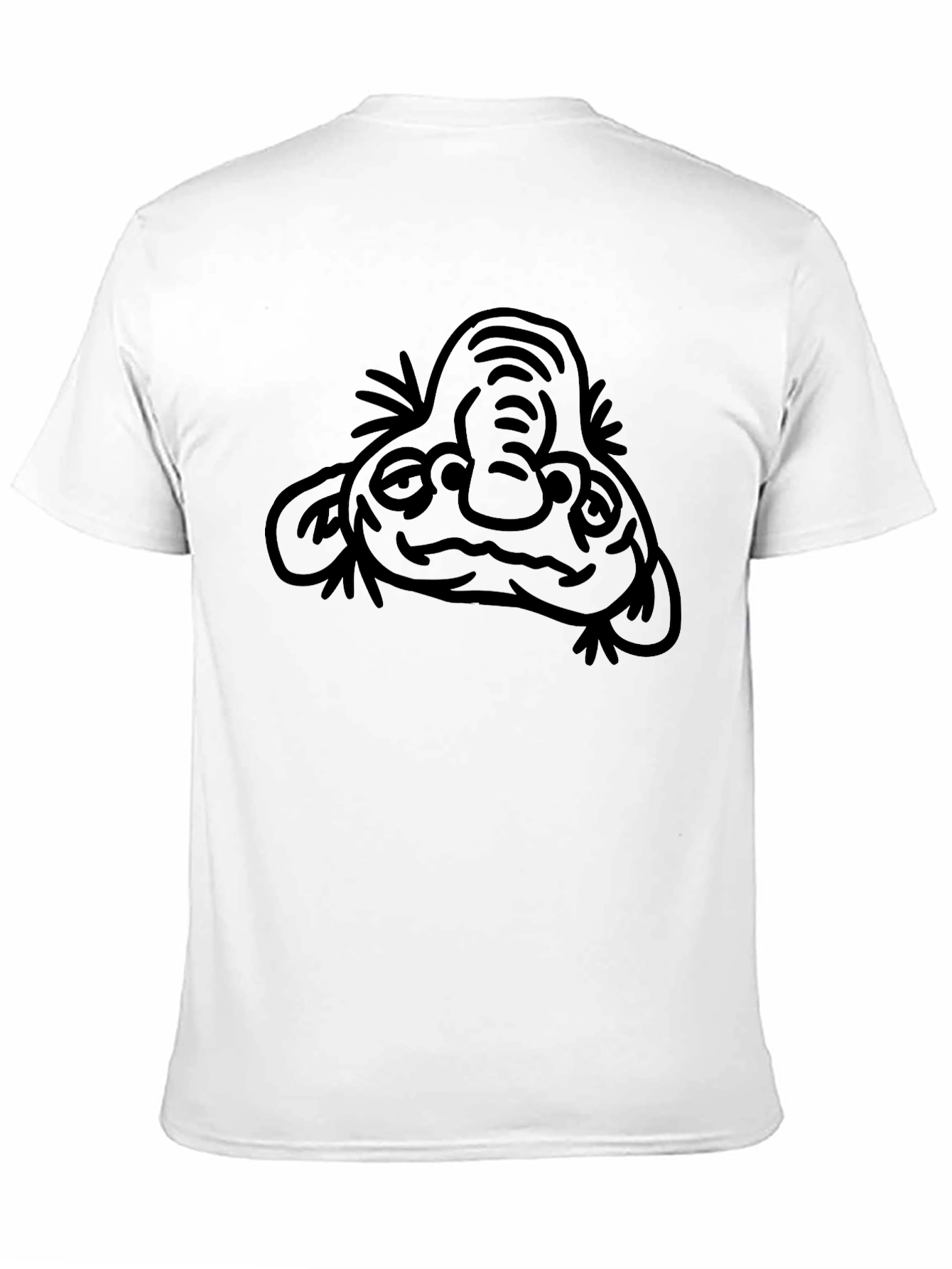 Unusual Black Graphic Tee