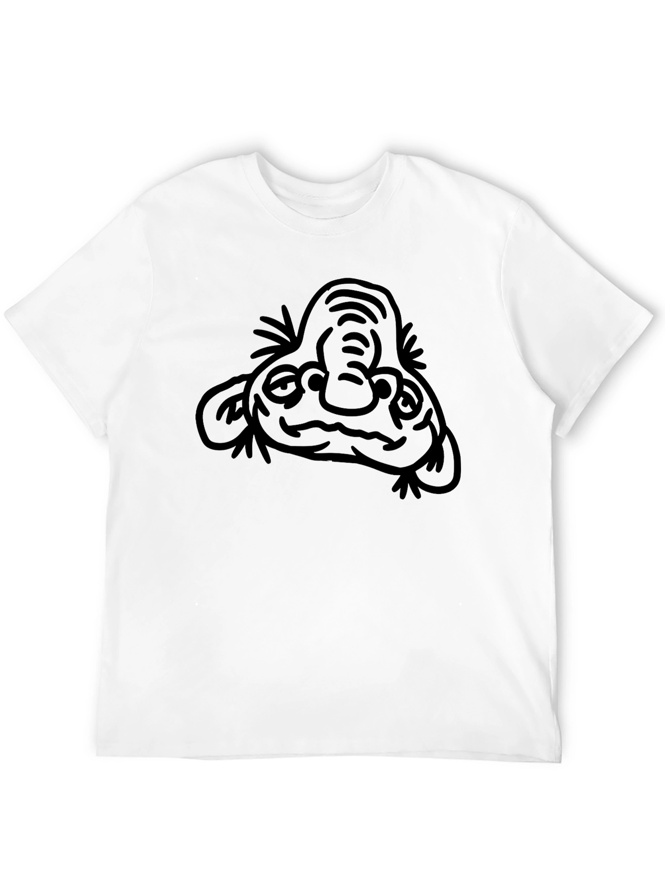 Unusual Black Graphic Tee