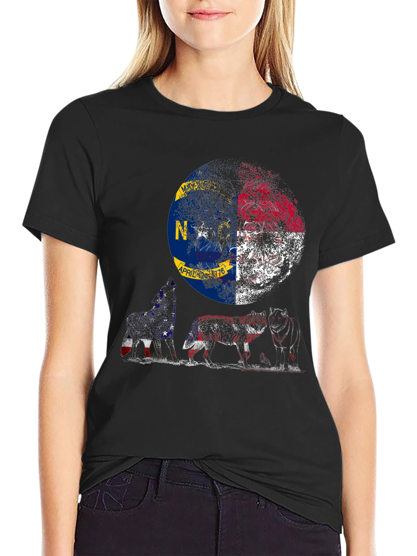 NC Flag Bear T-Shirt