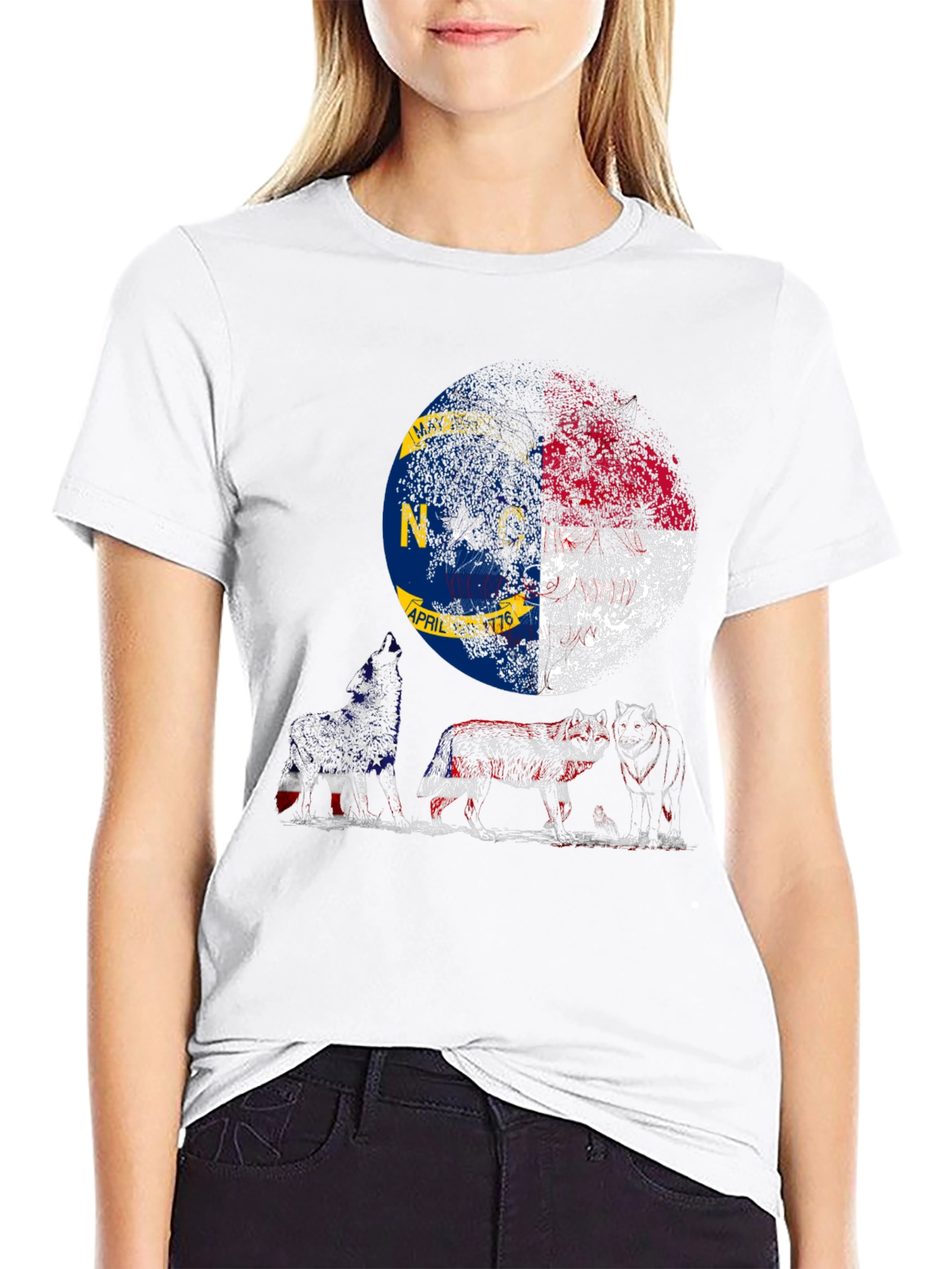NC Flag Bear T-Shirt