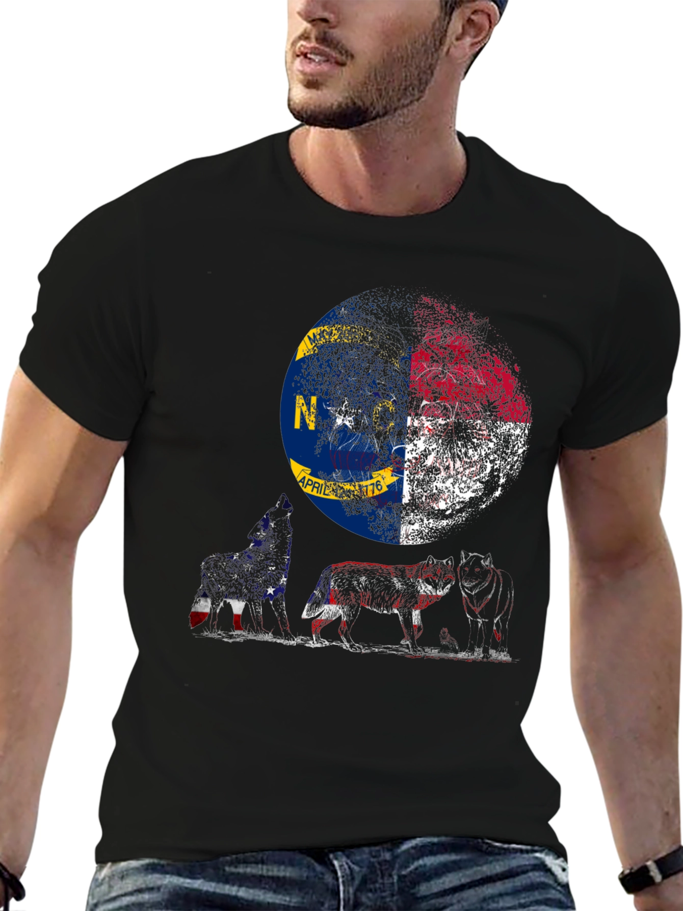 NC Flag Bear T-Shirt