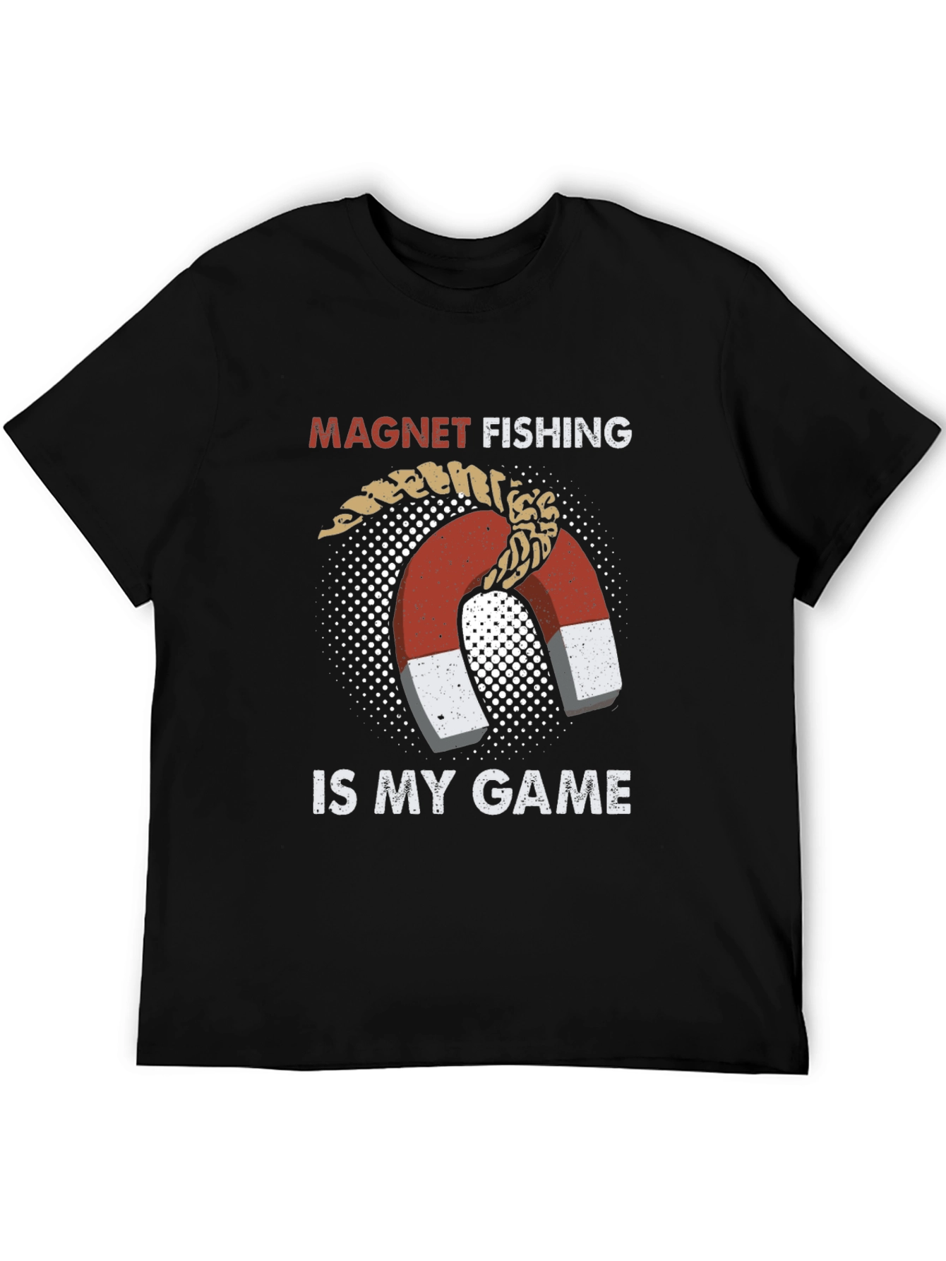 Magnet Fishing T-Shirt - Funny Fishing Game Tee
