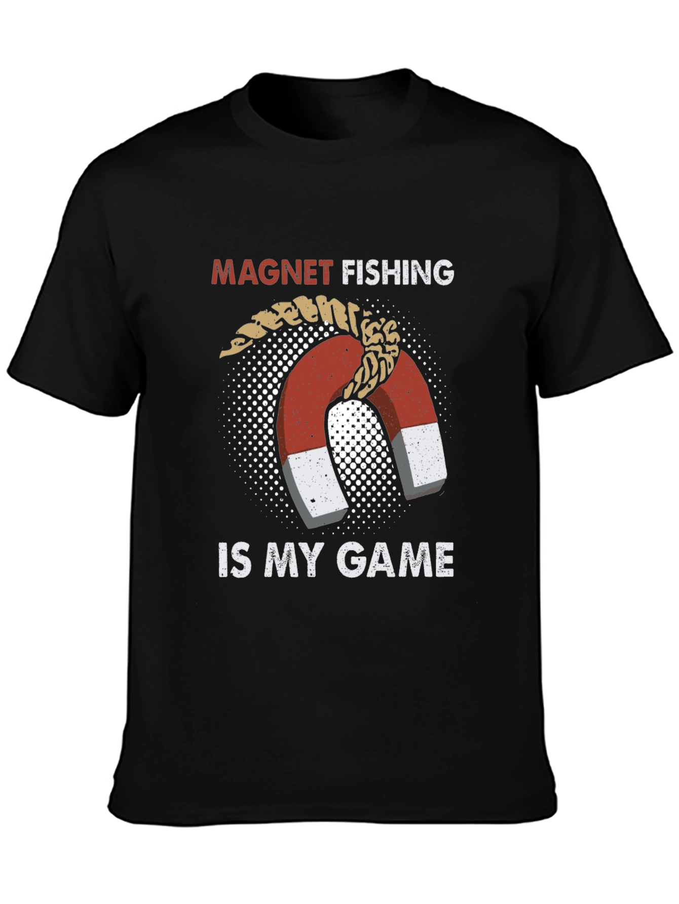 Magnet Fishing T-Shirt - Funny Fishing Game Tee