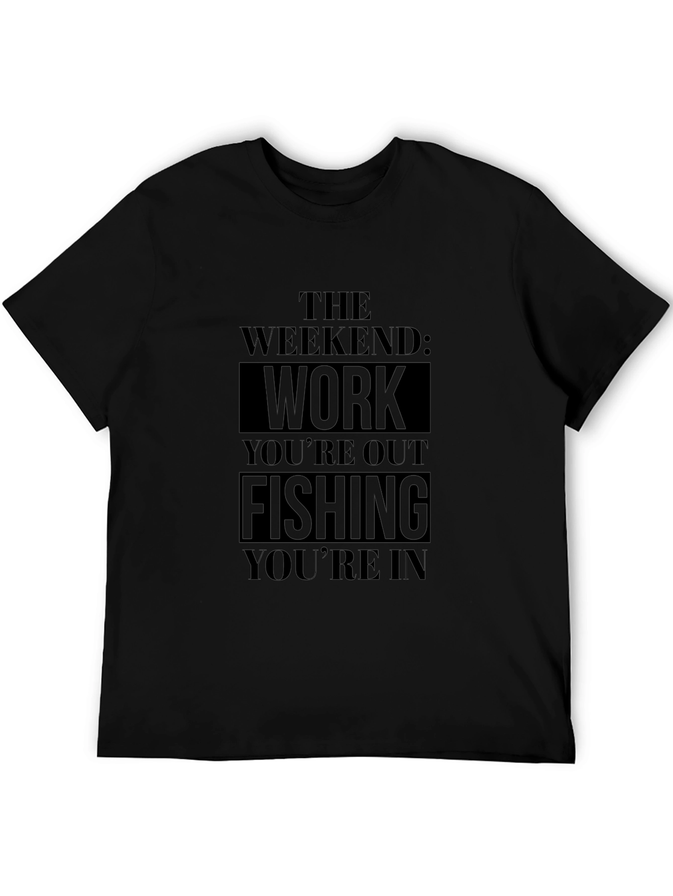 Weekend Fishing Graphic Tee - Relax in Style