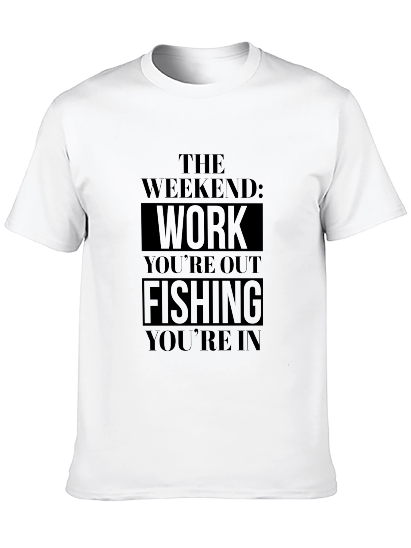 Weekend Fishing Graphic Tee - Relax in Style