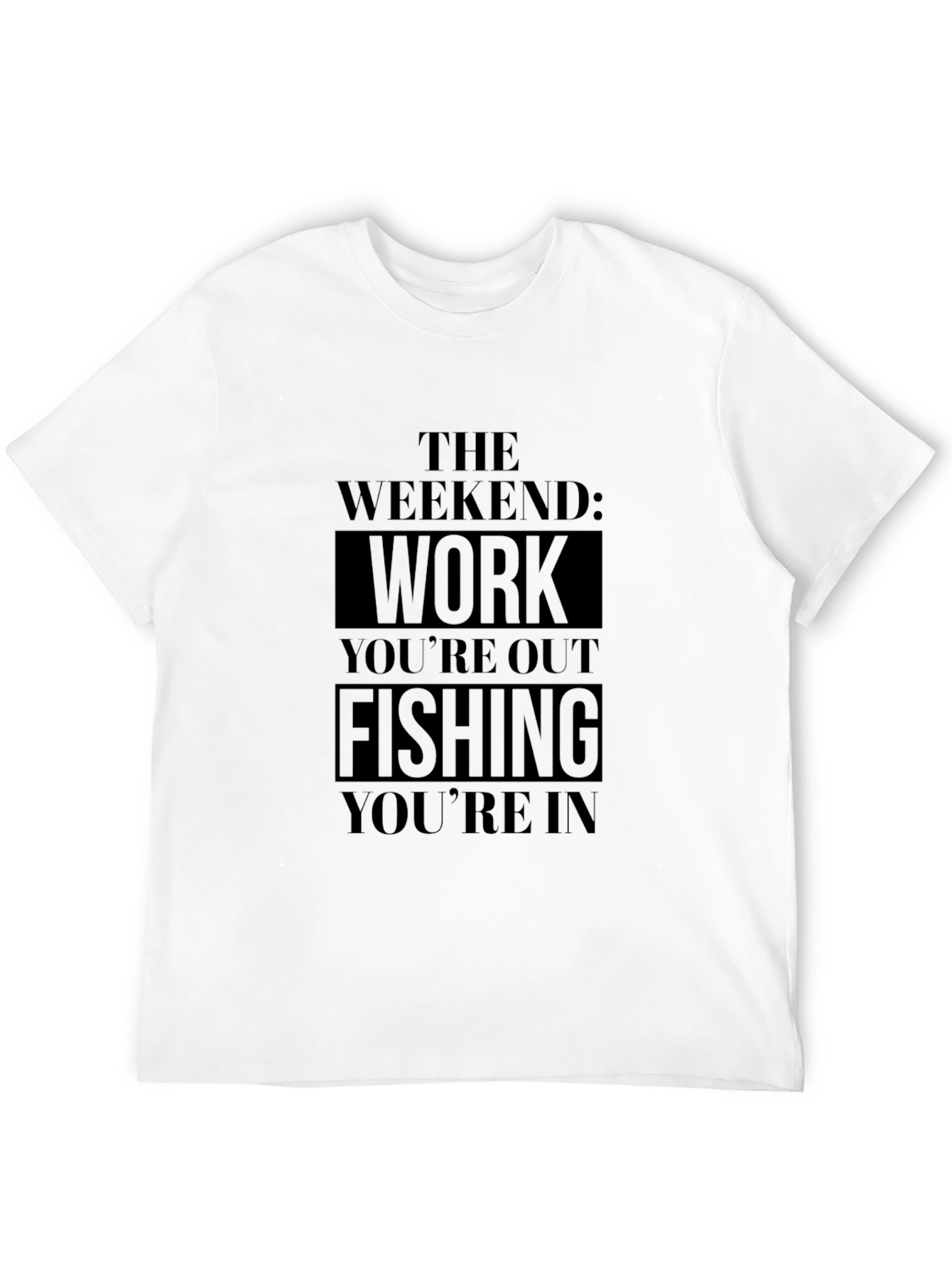 Weekend Fishing Graphic Tee - Relax in Style
