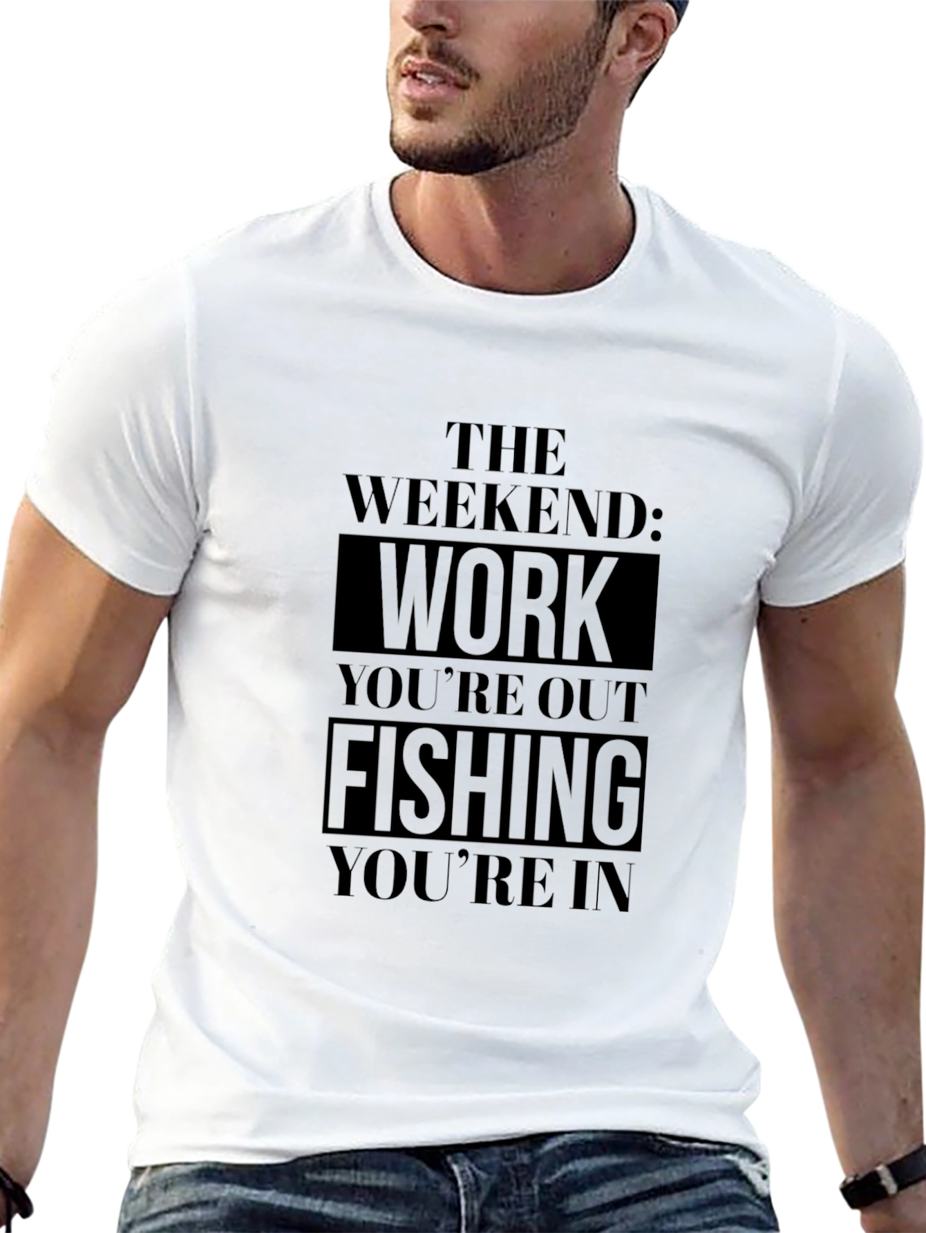 Weekend Fishing Graphic Tee - Relax in Style