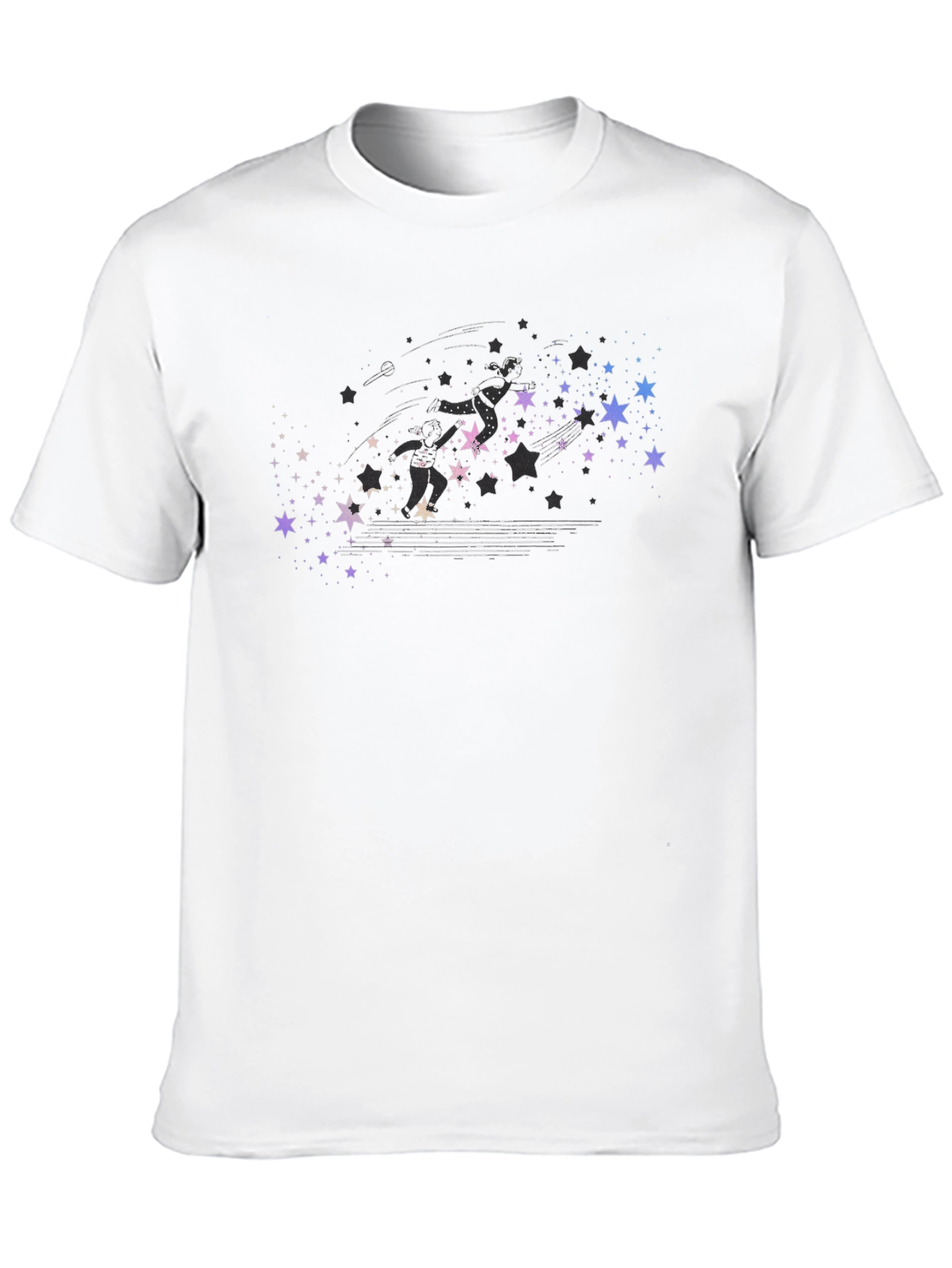 Starry Sky Dream Black T-Shirt