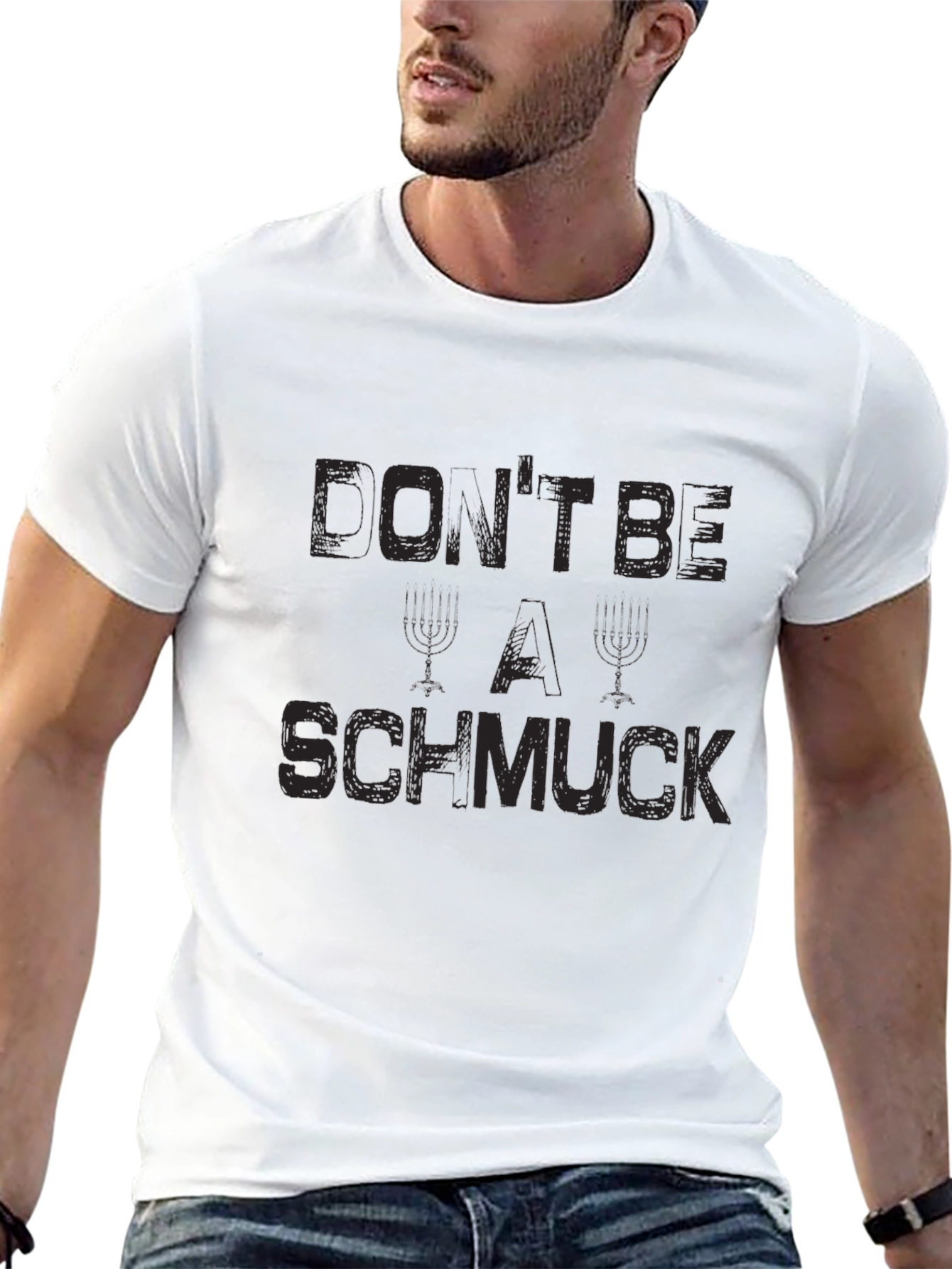 Dont Be A Schmuck Graphic T-Shirt - Black