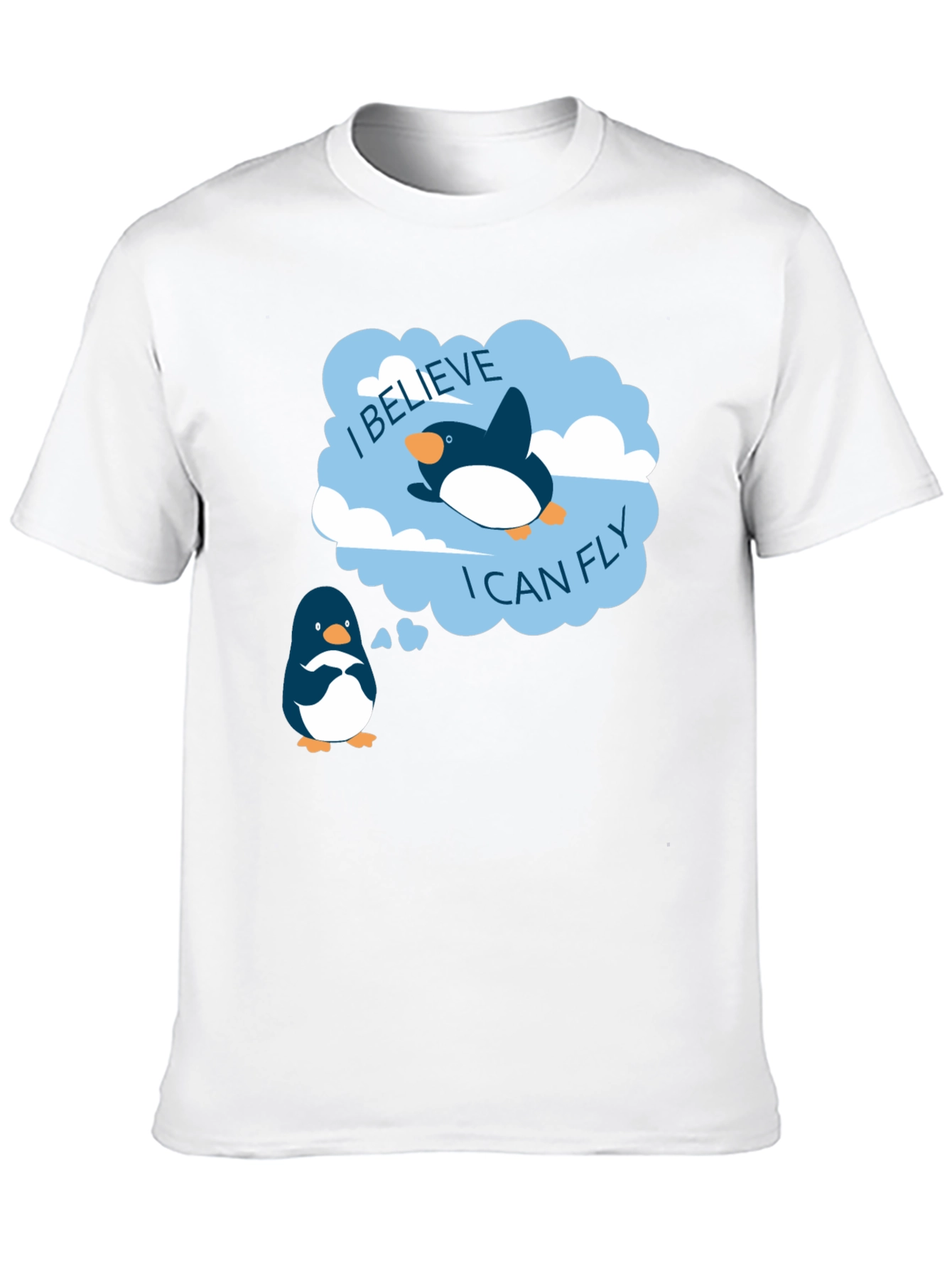 Believe I Can Fly Penguin T-Shirt