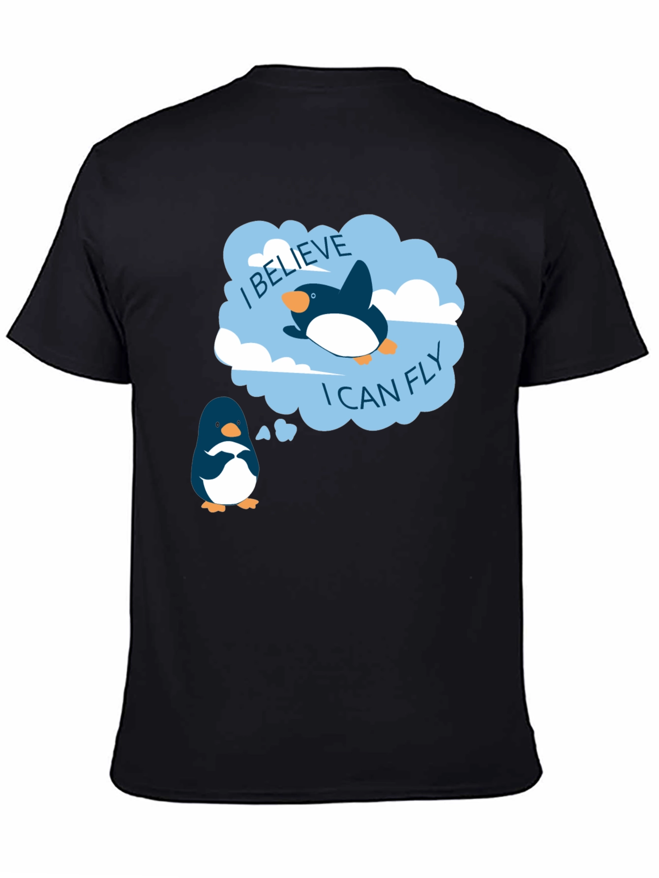 Believe I Can Fly Penguin T-Shirt