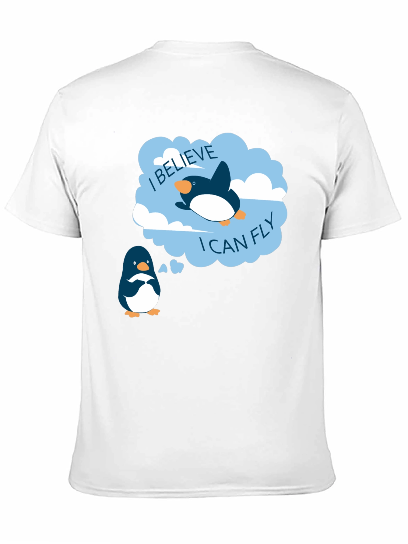 Believe I Can Fly Penguin T-Shirt