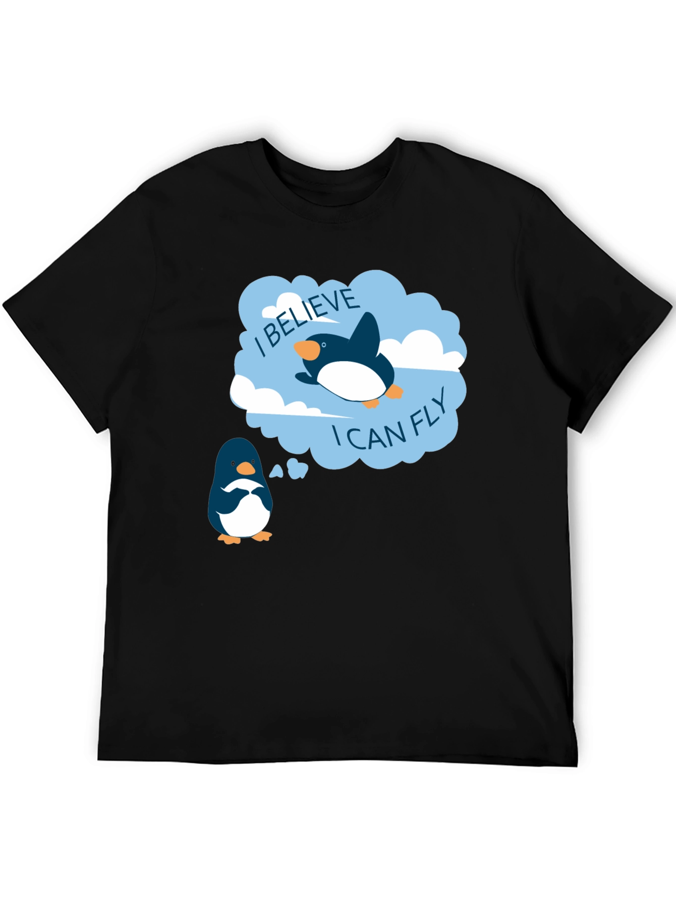 Believe I Can Fly Penguin T-Shirt