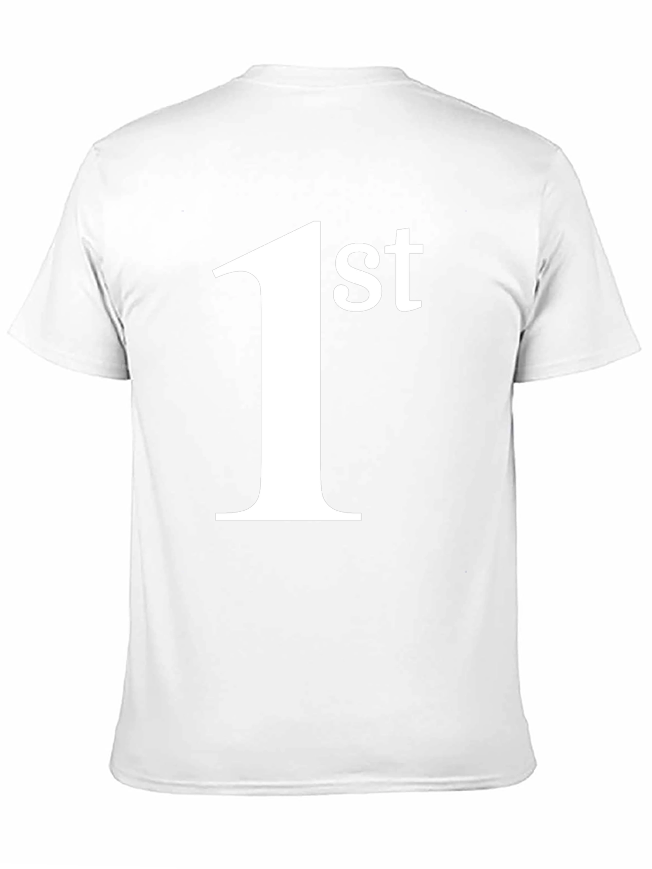 1st Place Graphic Tee - Black Cotton T-Shirt
