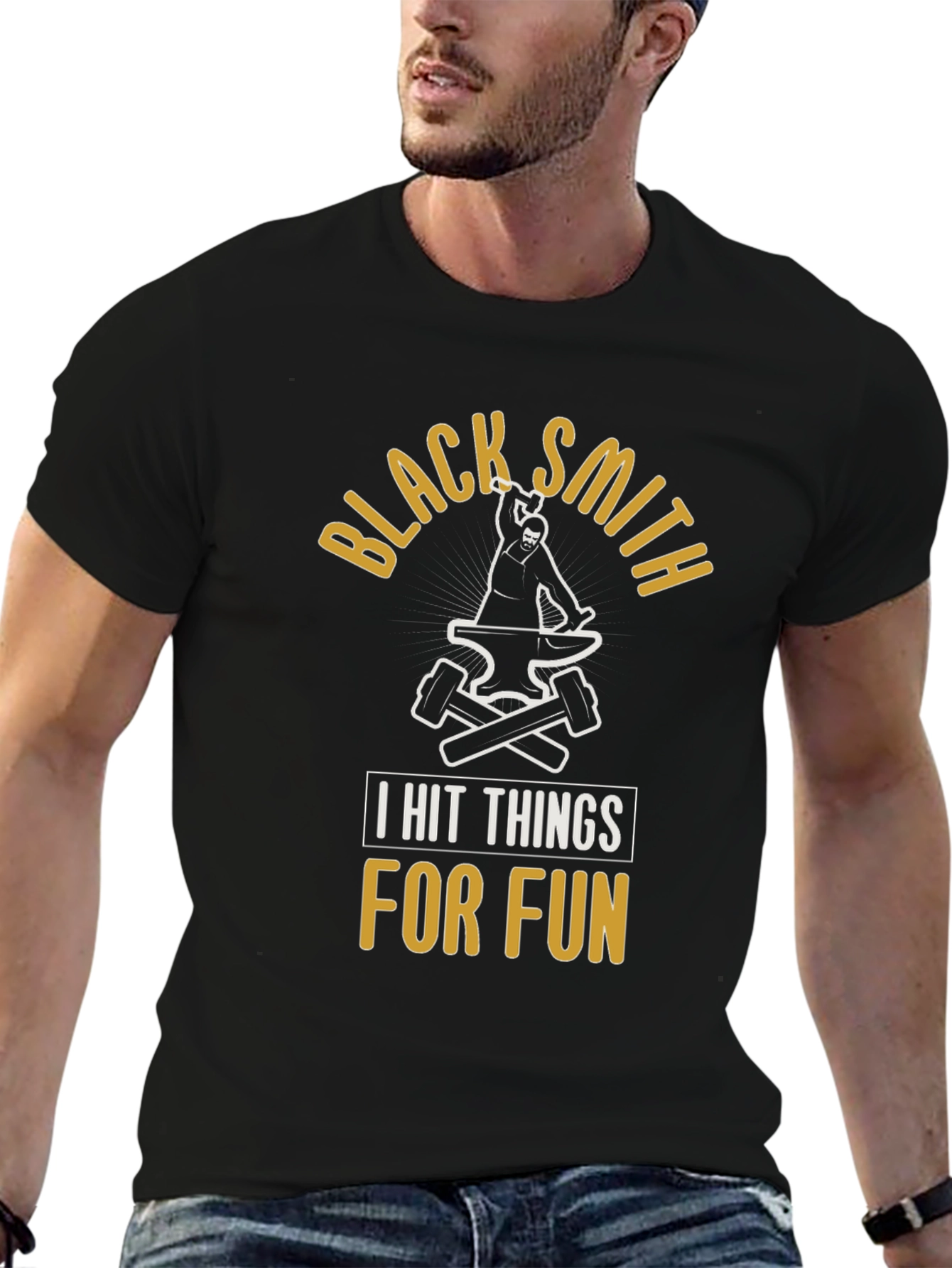 Blacksmith T-Shirt - I Hit Things For Fun