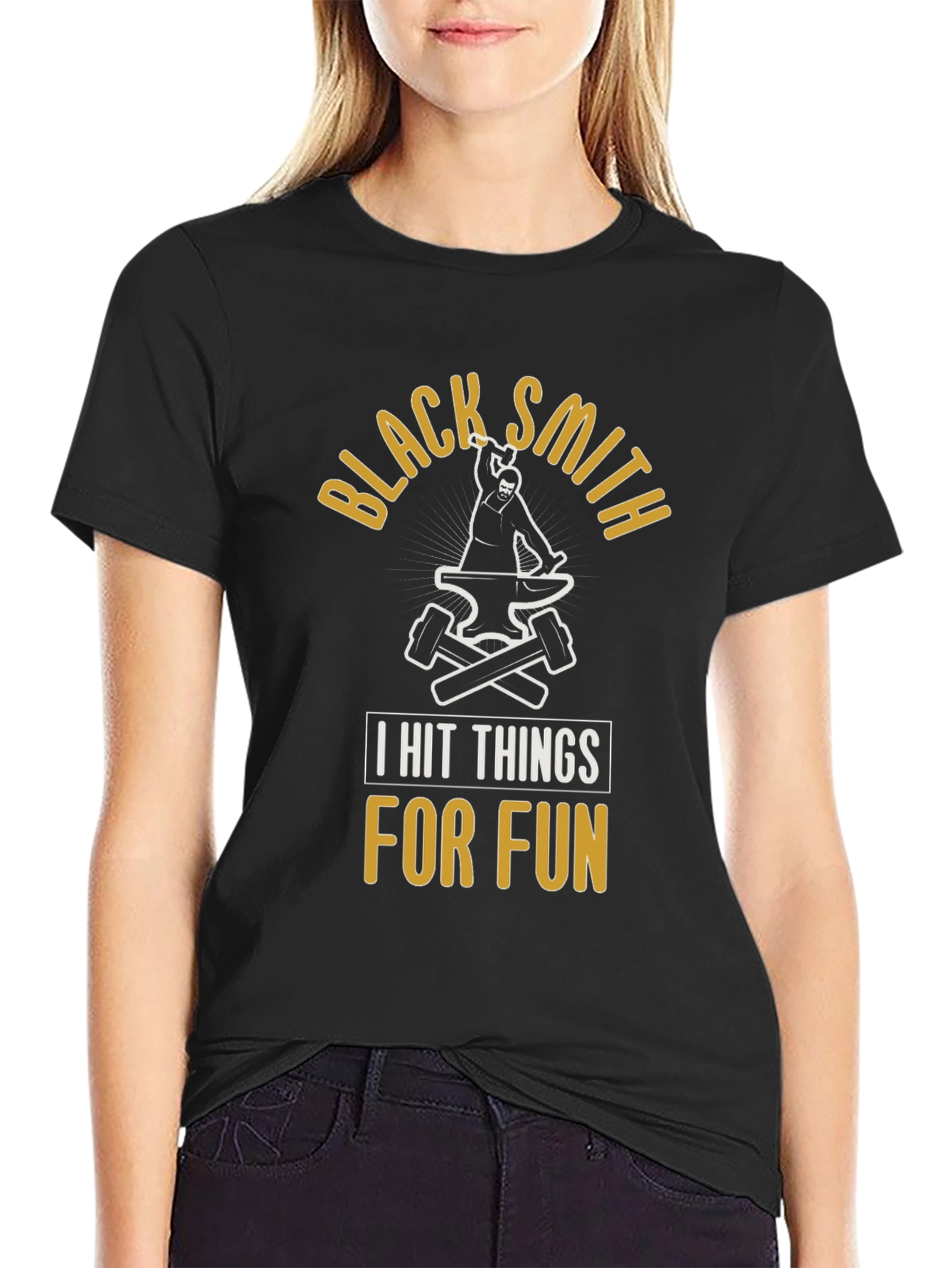 Blacksmith T-Shirt - I Hit Things For Fun
