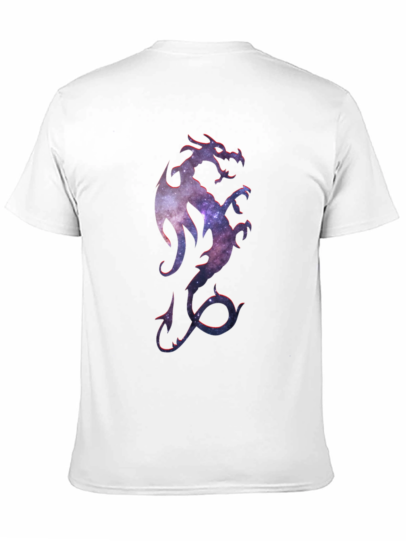 Galaxy Dragon Graphic Tee - Mens Black T-Shirt