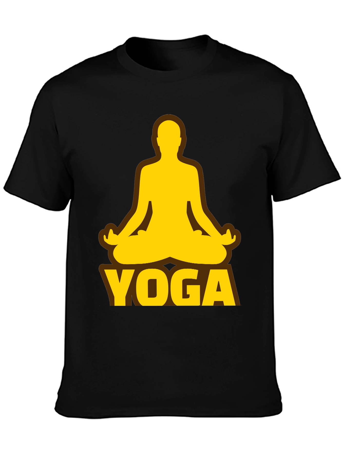 Yoga Graphic T-Shirt - Meditating Design