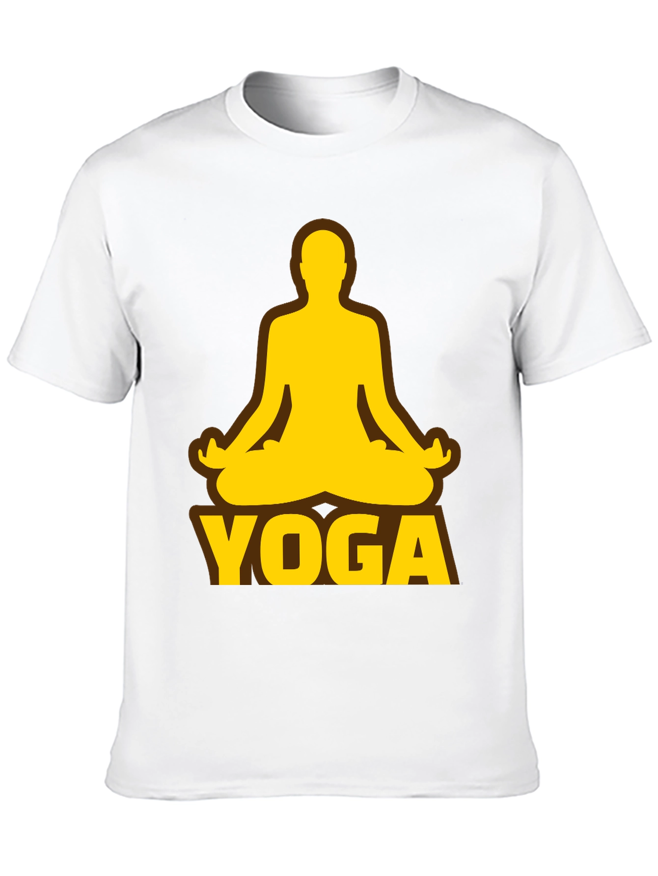Yoga Graphic T-Shirt - Meditating Design