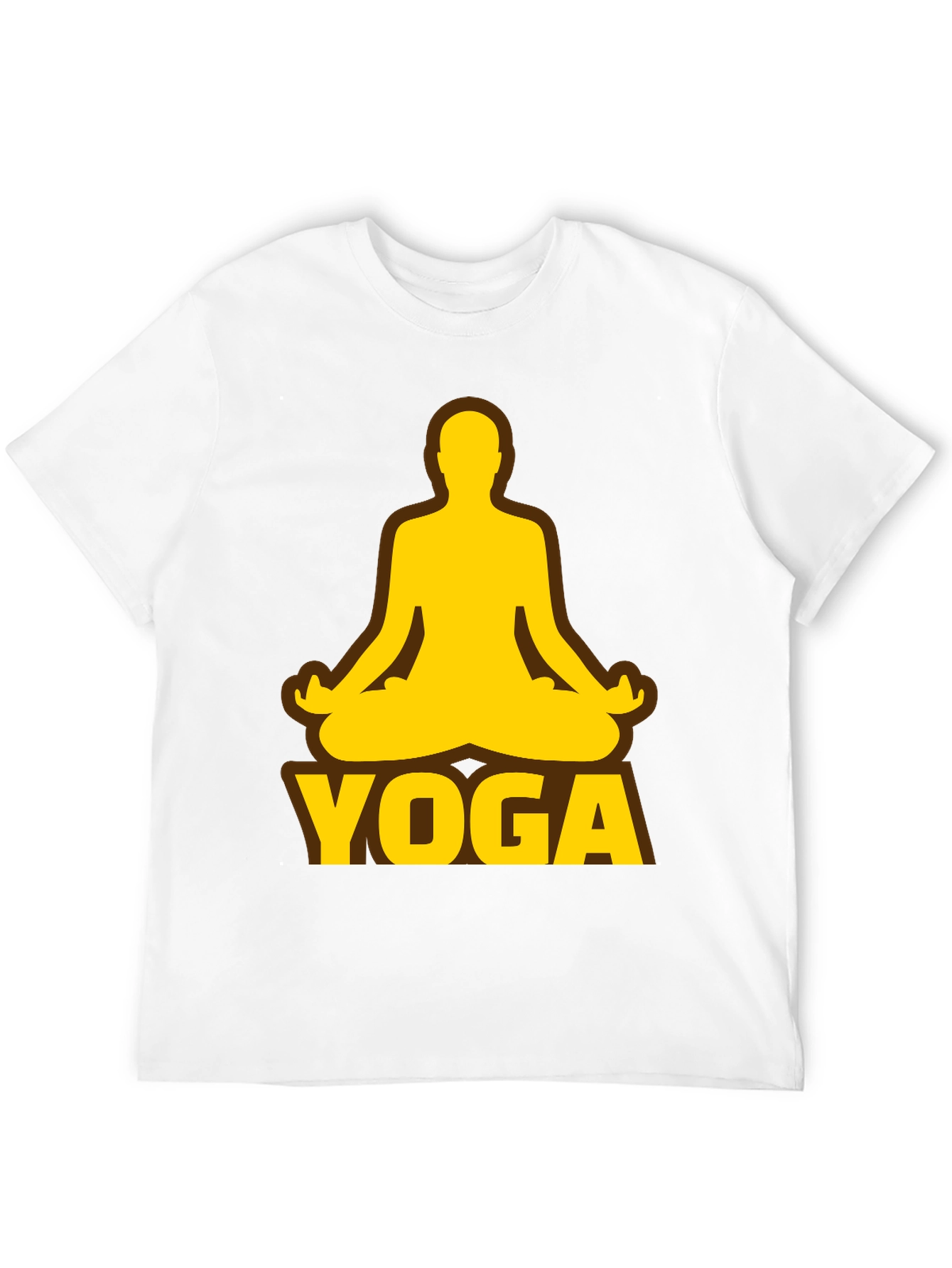 Yoga Graphic T-Shirt - Meditating Design