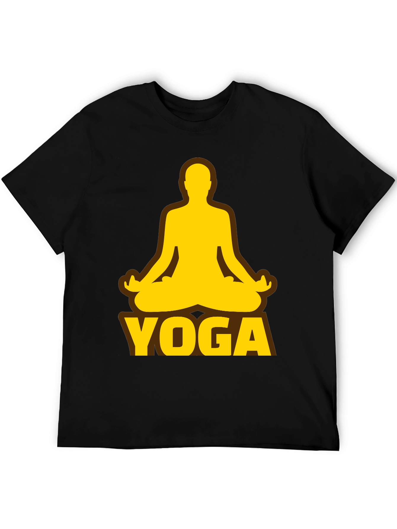 Yoga Graphic T-Shirt - Meditating Design