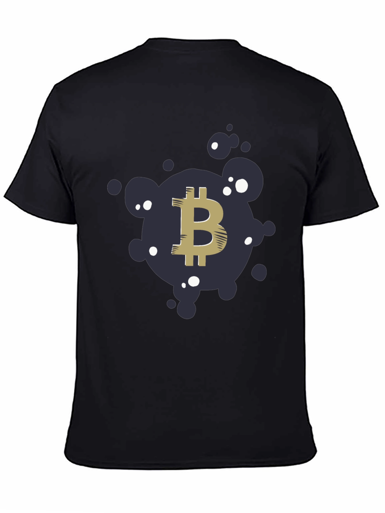 Bitcoin Crypto Graphic T-Shirt - Black