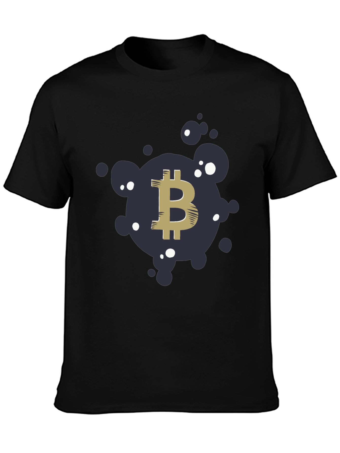 Bitcoin Crypto Graphic T-Shirt - Black
