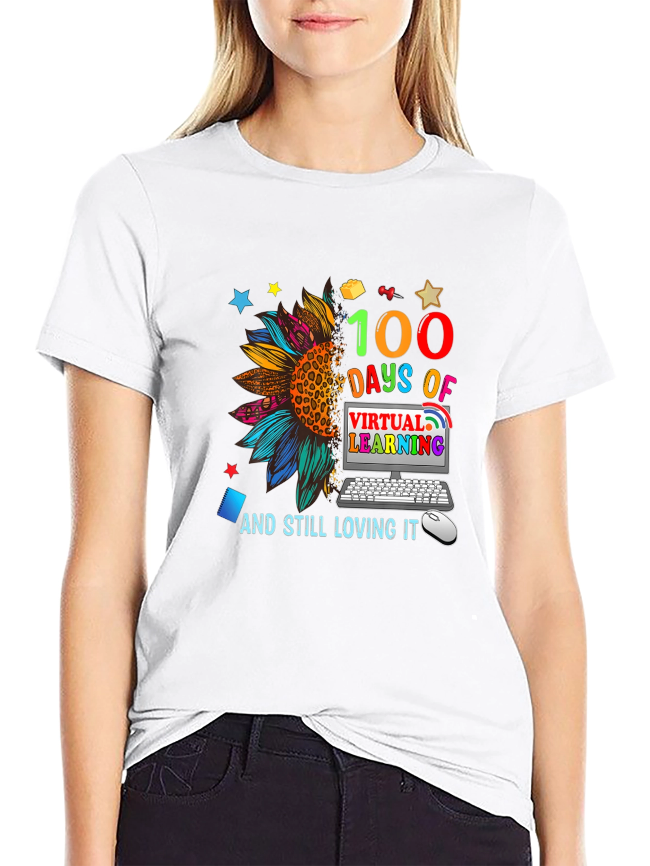 100 Days of Virtual Learning T-Shirt