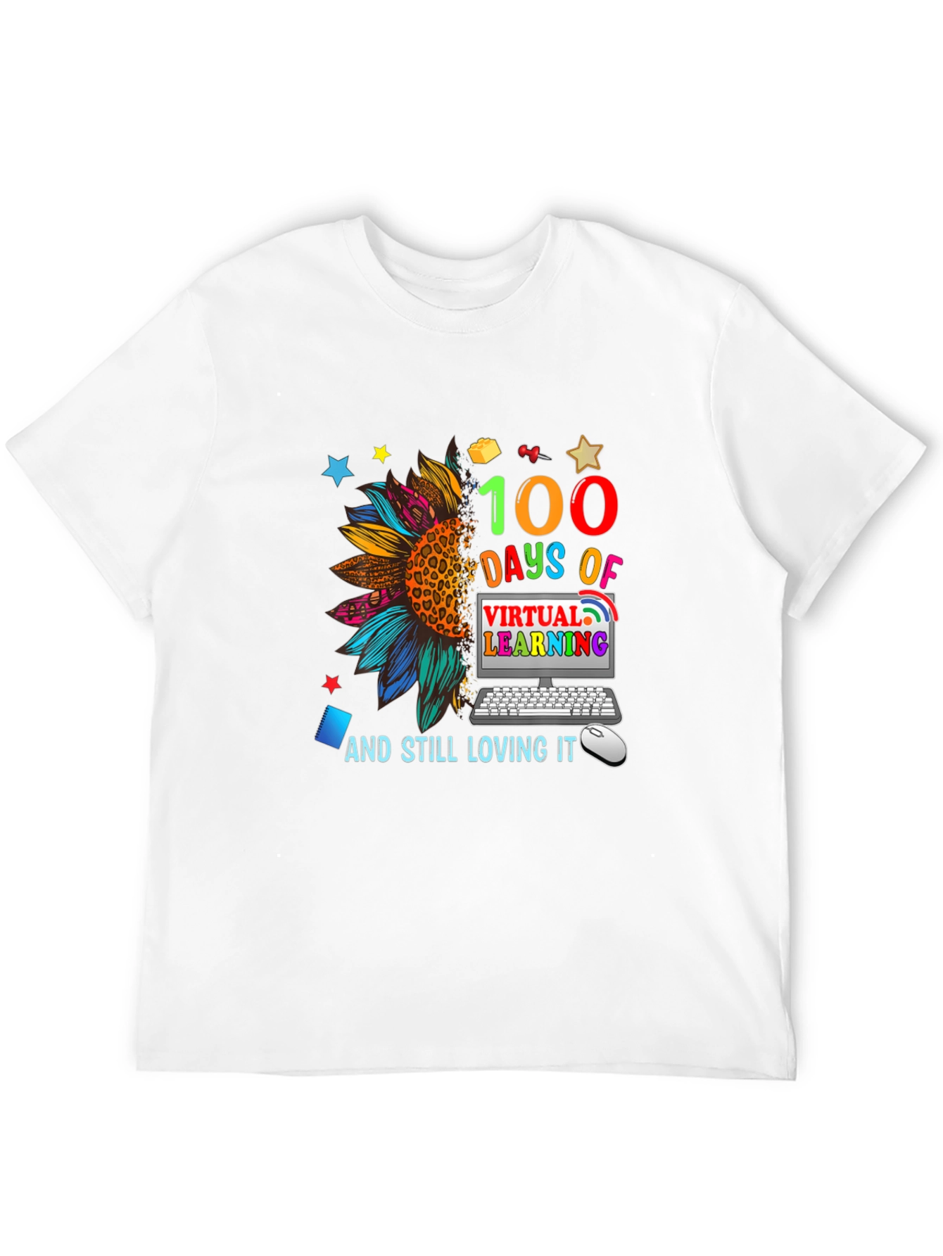 100 Days of Virtual Learning T-Shirt