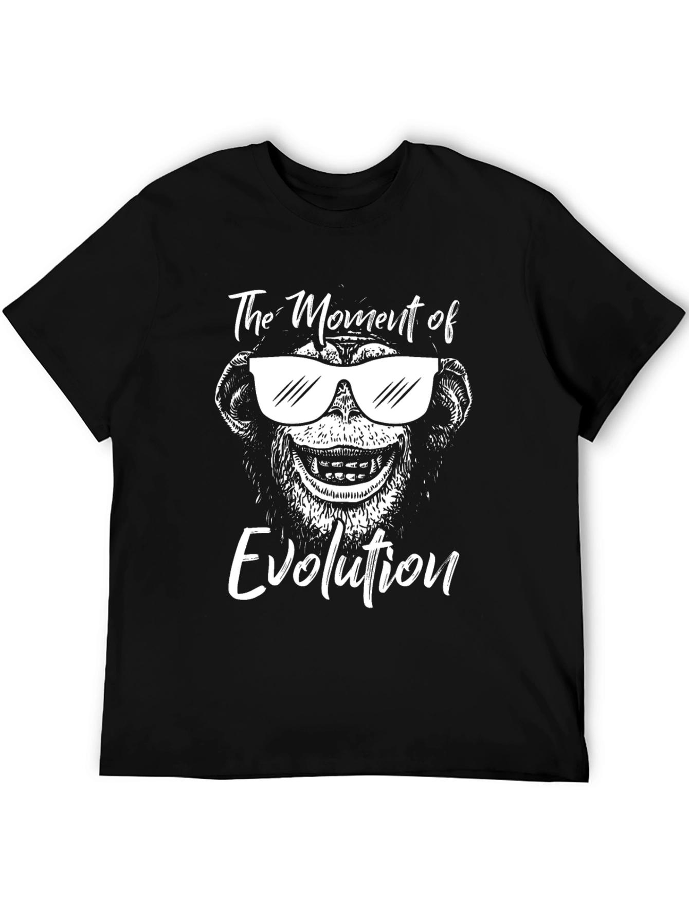Funny Monkey Evolution Graphic T-Shirt