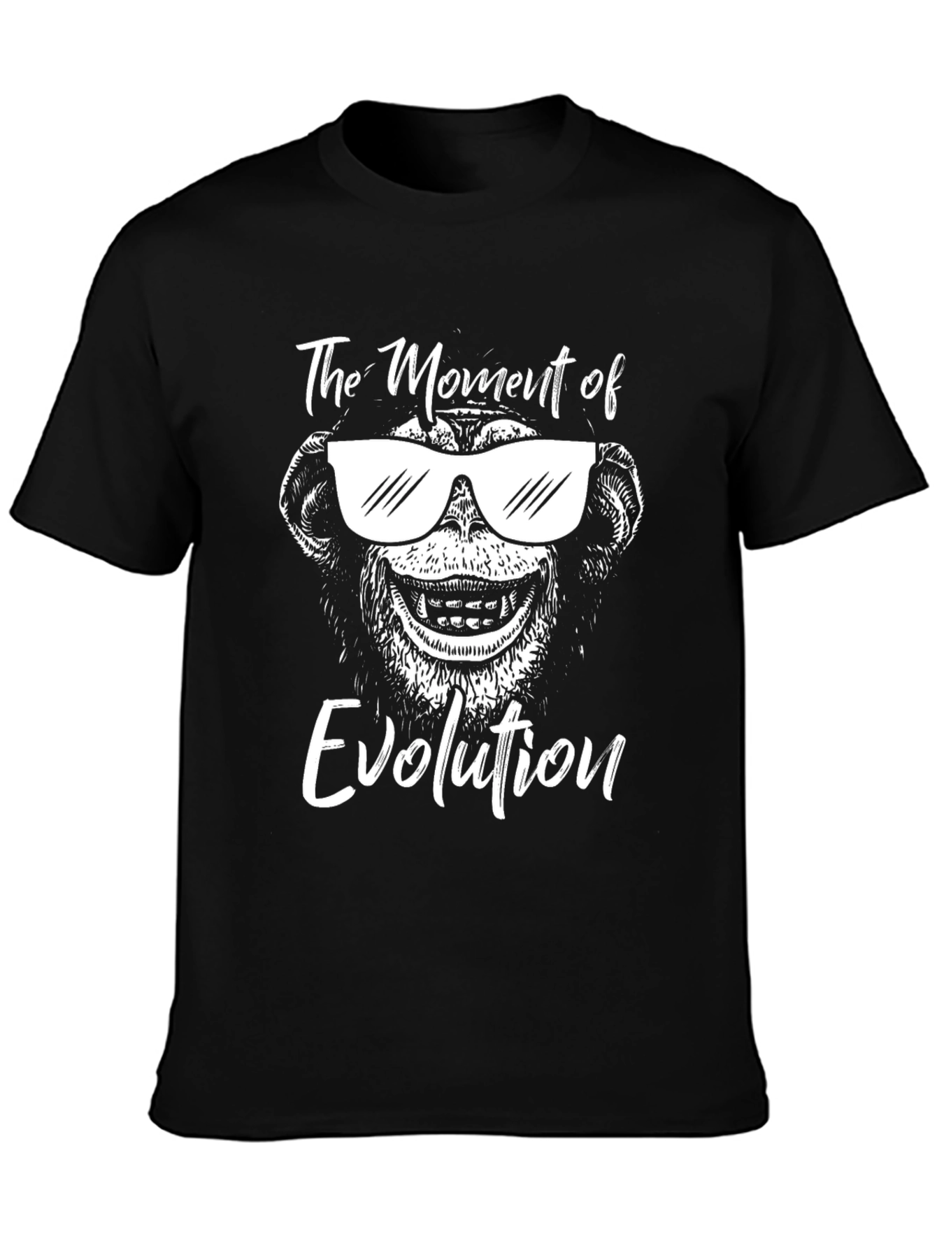 Funny Monkey Evolution Graphic T-Shirt
