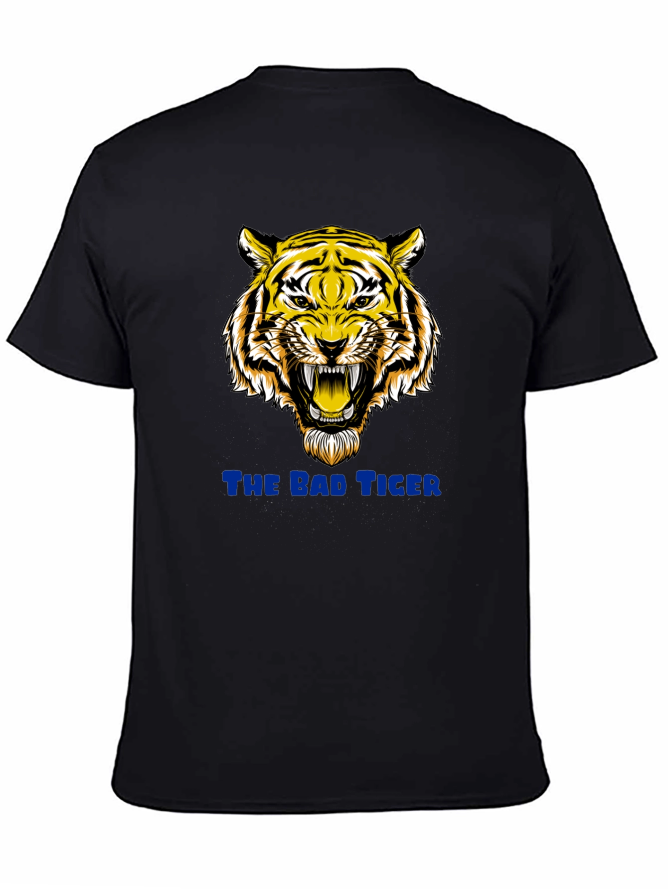 Bad Tiger Graphic Black T-Shirt