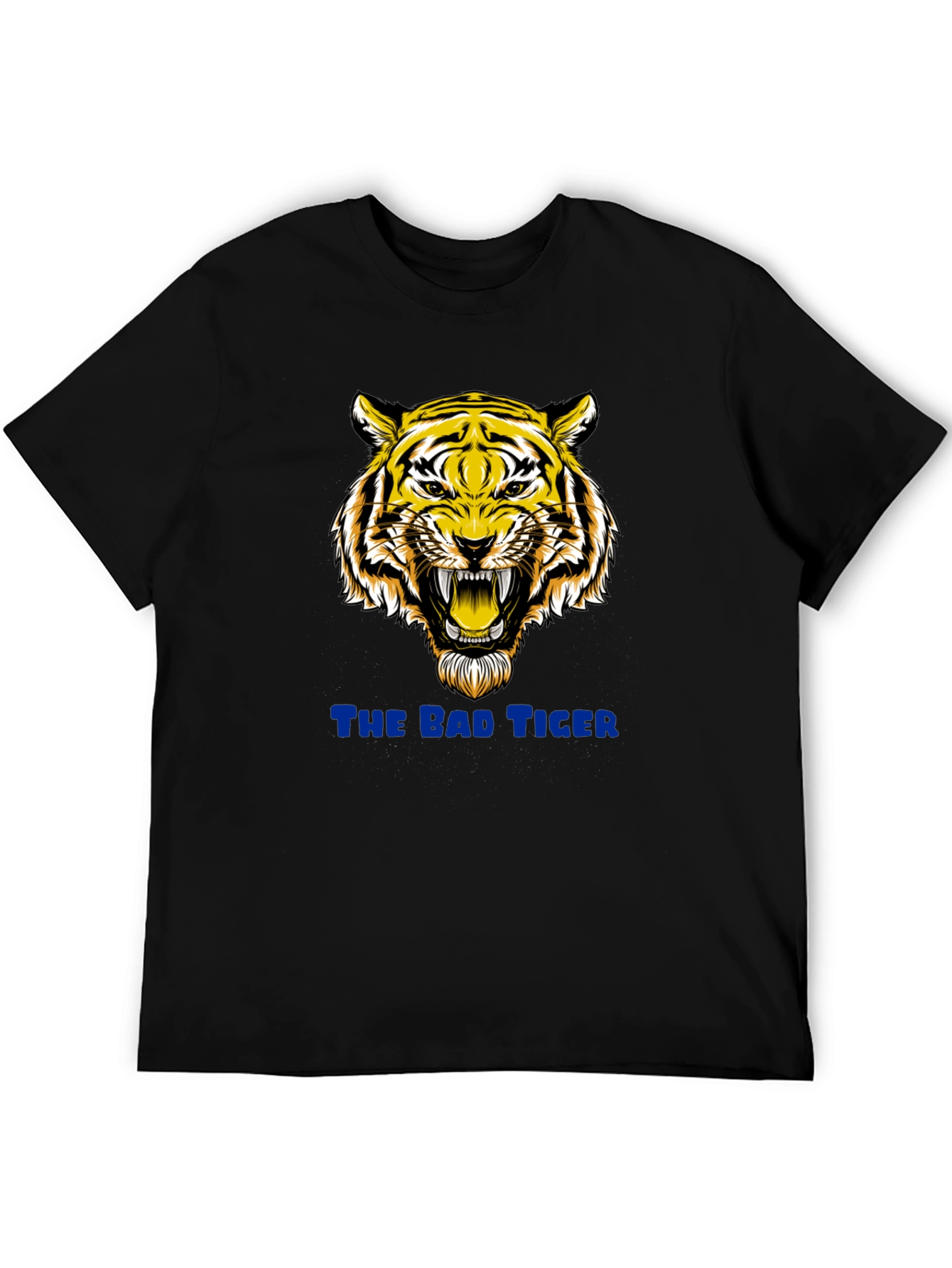Bad Tiger Graphic Black T-Shirt