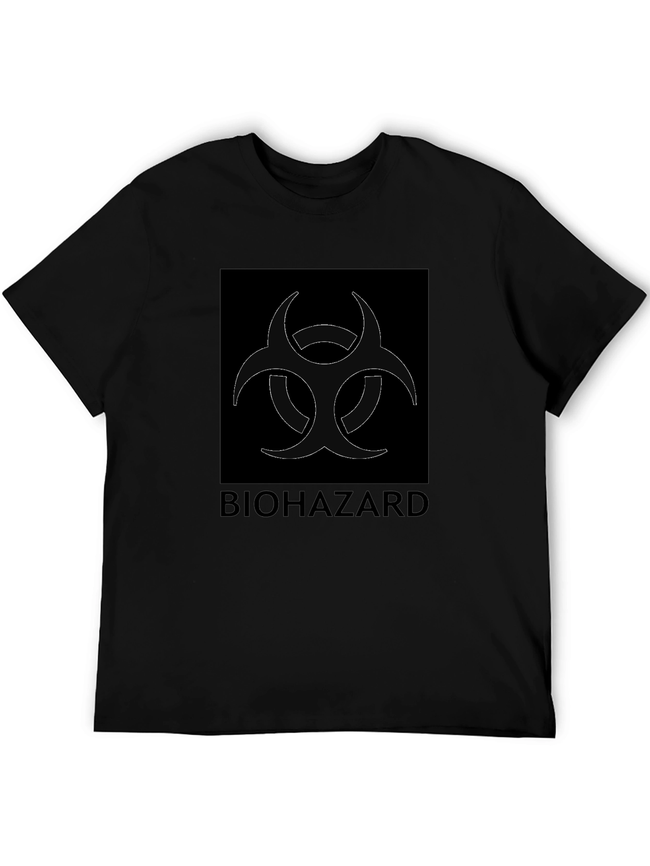 Biohazard Symbol Black T-Shirt