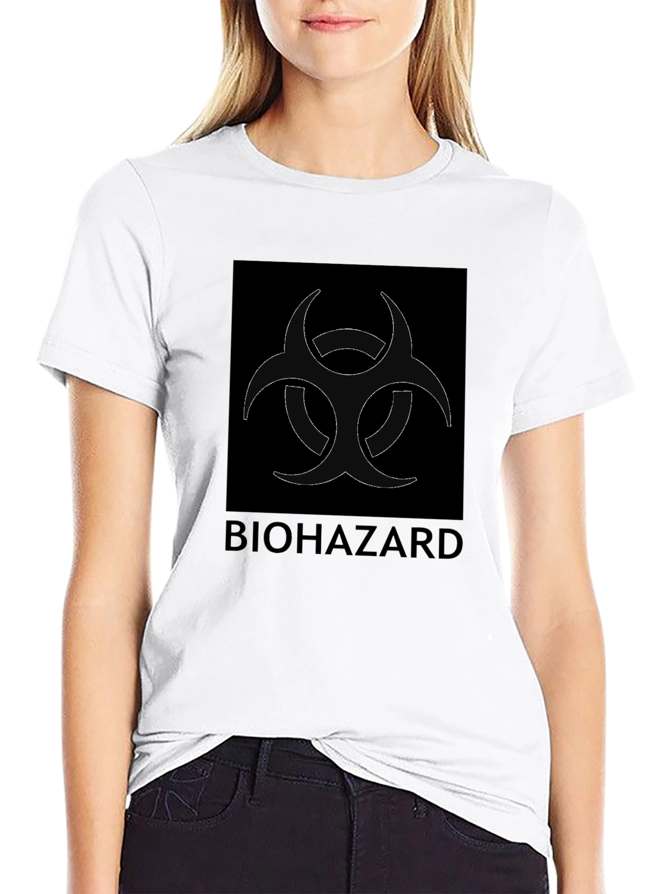Biohazard Symbol Black T-Shirt