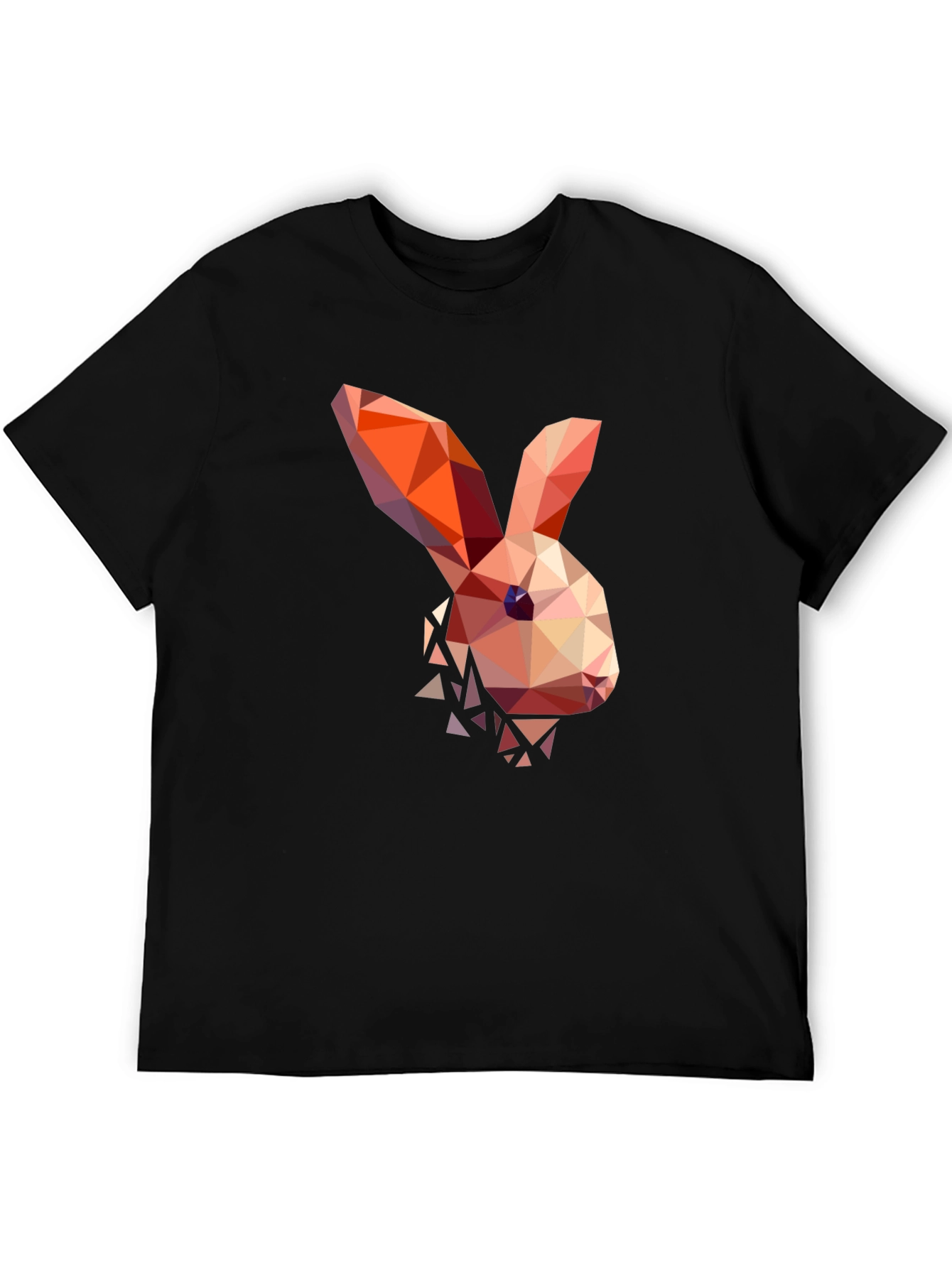Geometric Bunny Graphic T-Shirt