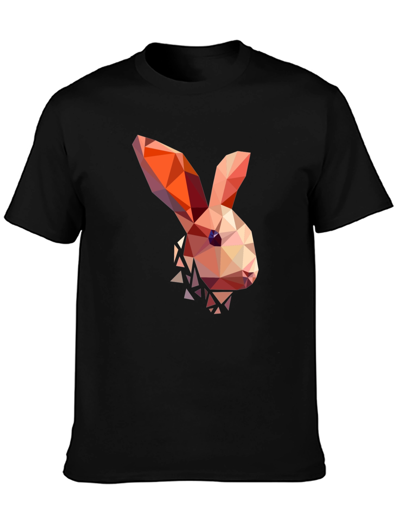 Geometric Bunny Graphic T-Shirt