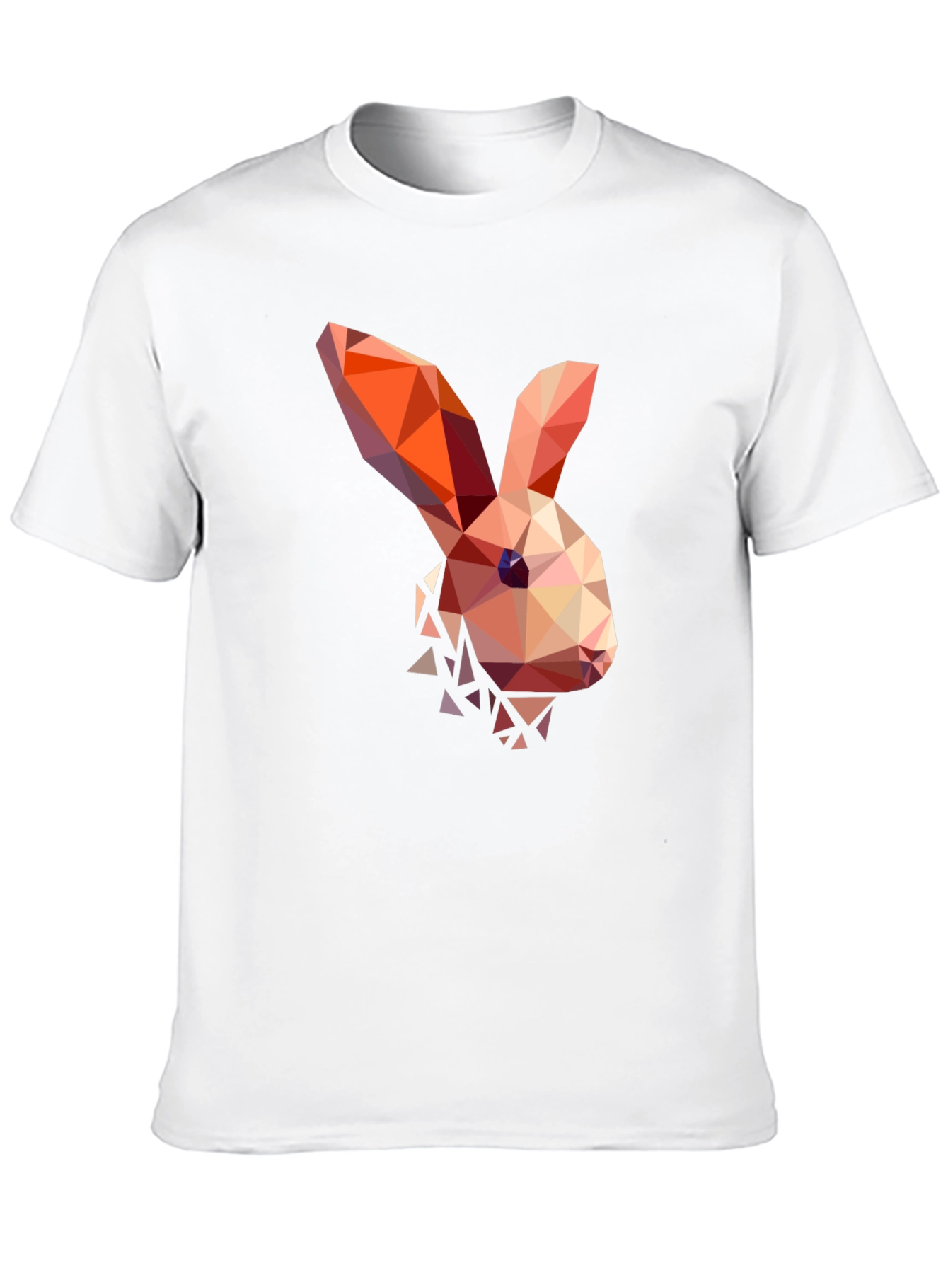Geometric Bunny Graphic T-Shirt